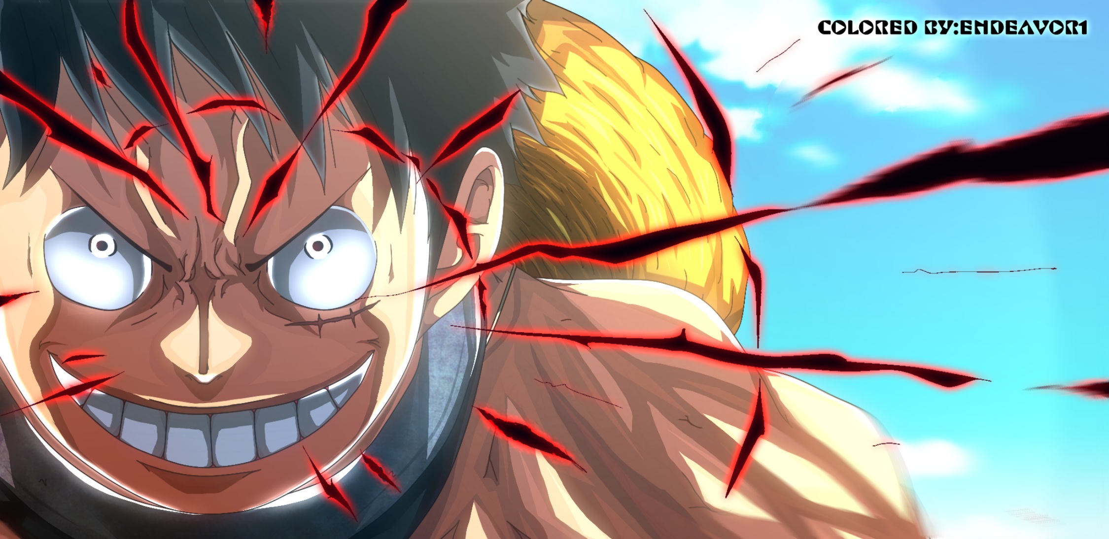 Download mobile wallpaper Anime, One Piece, Monkey D Luffy, Haki (One Piece) for free.