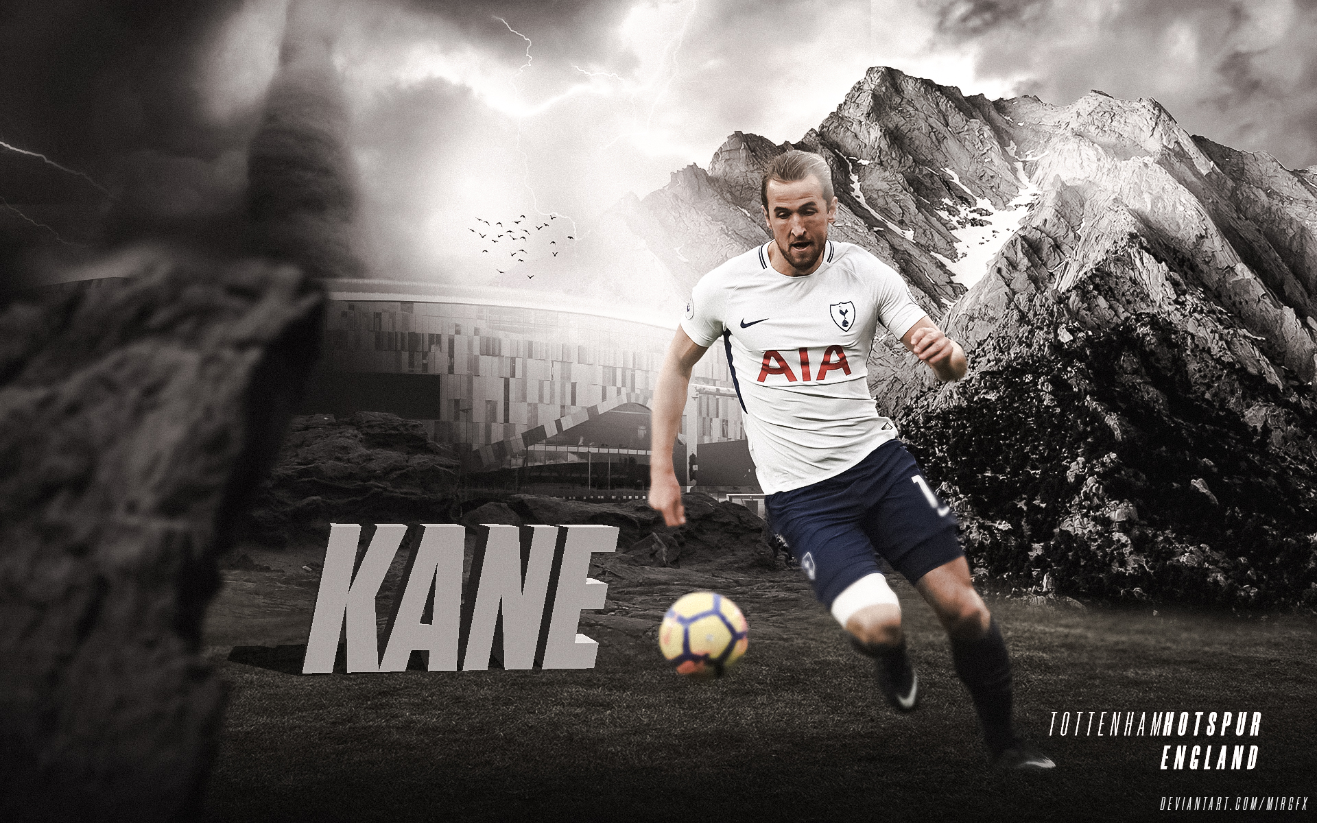 Téléchargez des papiers peints mobile Des Sports, Football, Tottenham Hotspur Fc, Harry Kane gratuitement.