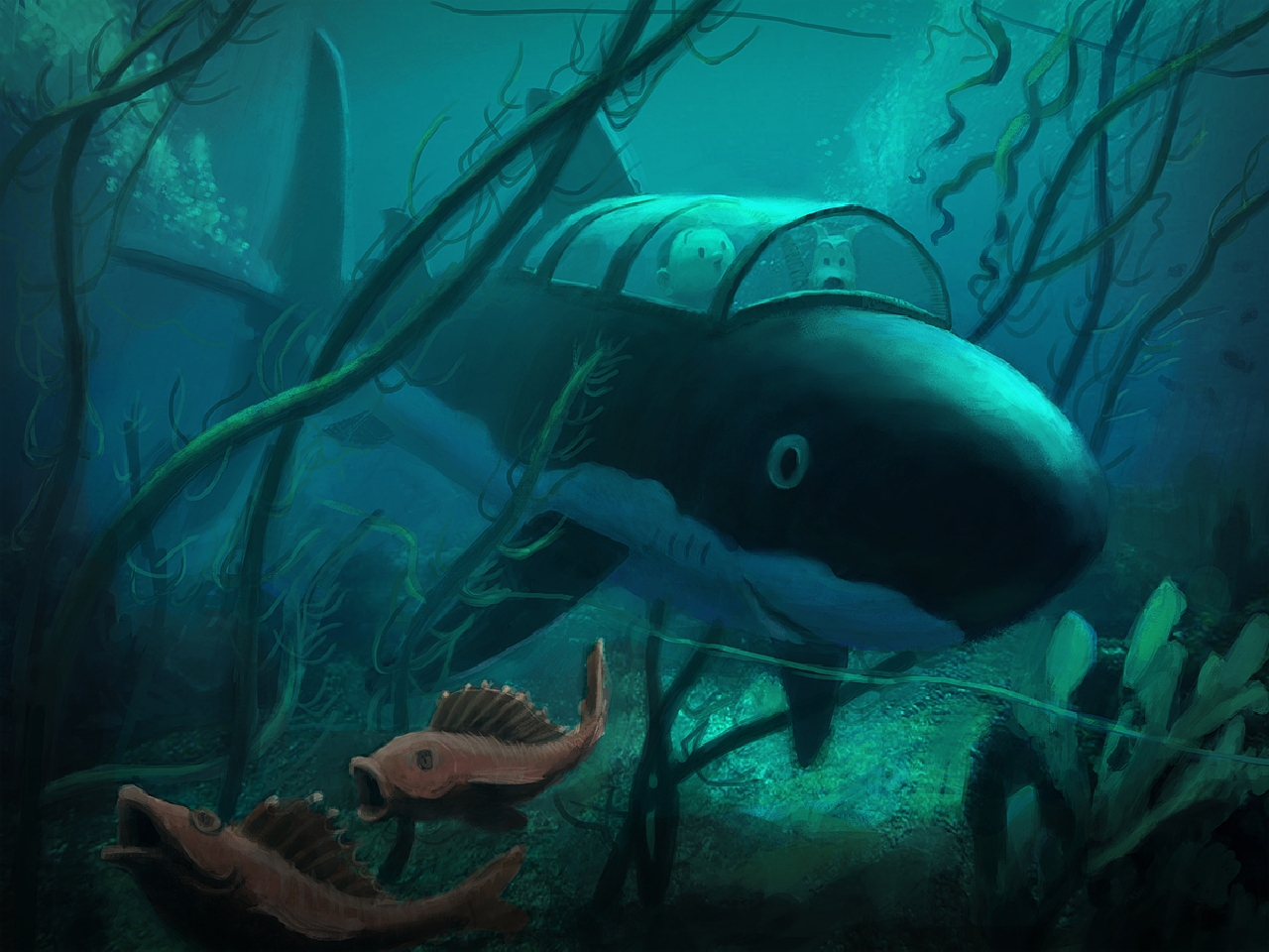 Download mobile wallpaper Fantasy, Underwater for free.