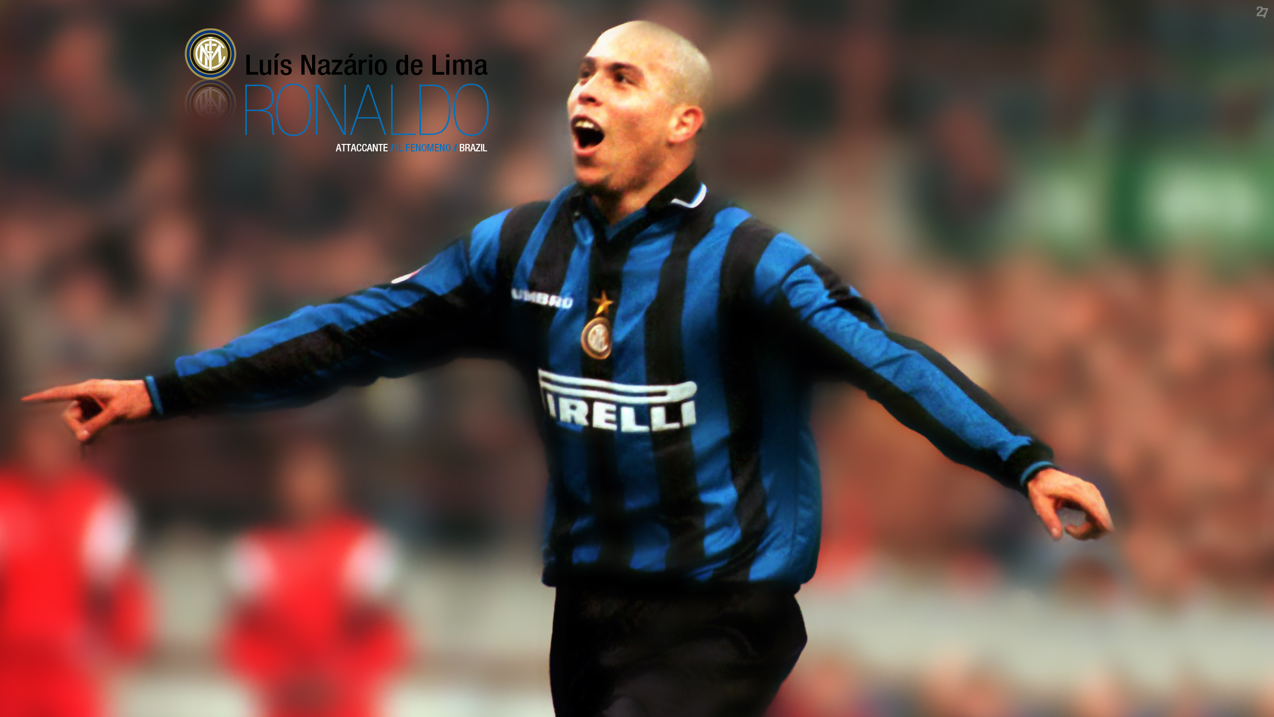 Handy-Wallpaper Sport, Inter Mailand, Ronaldo Nazirio kostenlos herunterladen.