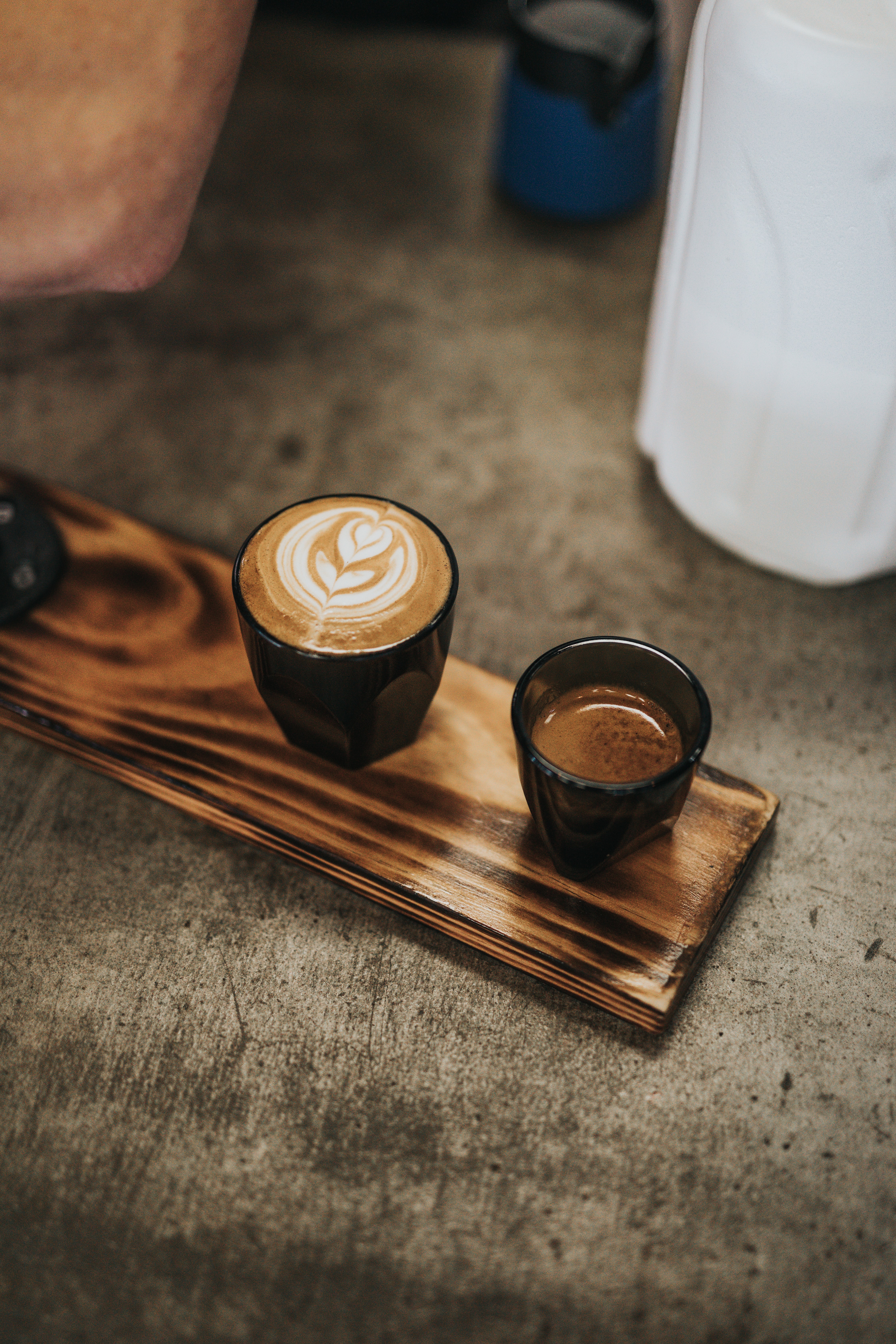 cappuccino, wooden, coffee, cup, still life, miscellanea, miscellaneous, wood Free Stock Photo