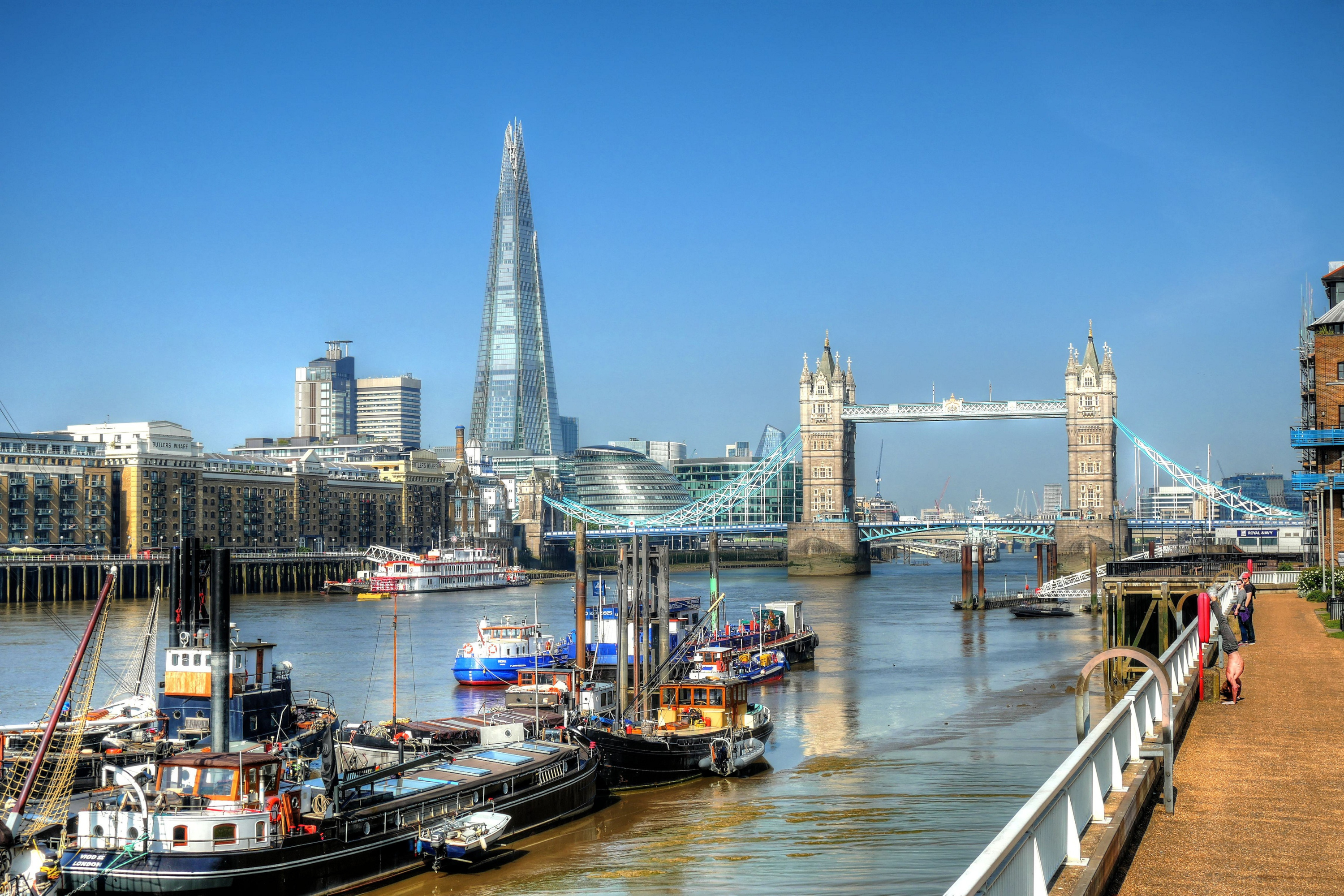 Скачать обои бесплатно Мосты, Лондон, Мост, Англия, Тауэрский Мост, Сделано Человеком картинка на рабочий стол ПК