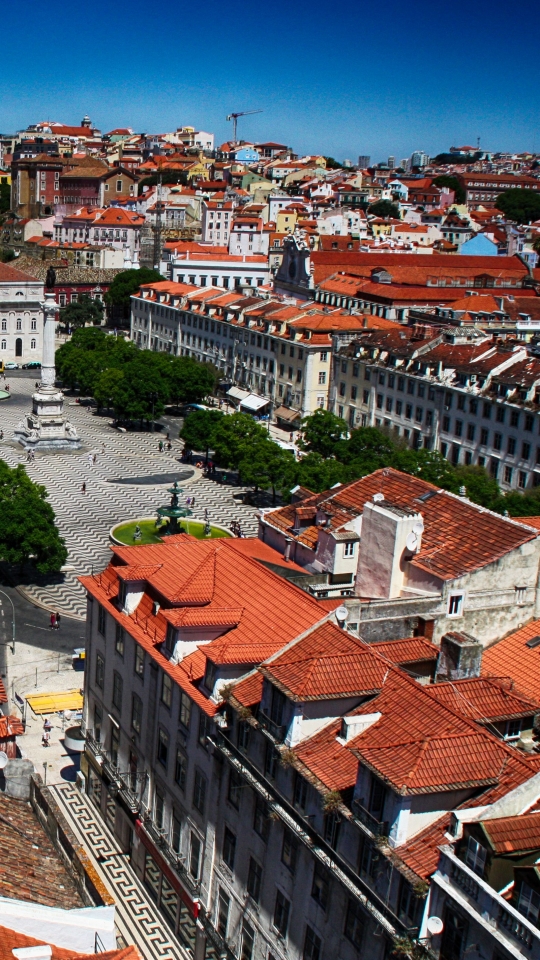 Скачать картинку Города, Город, Лиссабон, Португалия, Сделано Человеком в телефон бесплатно.