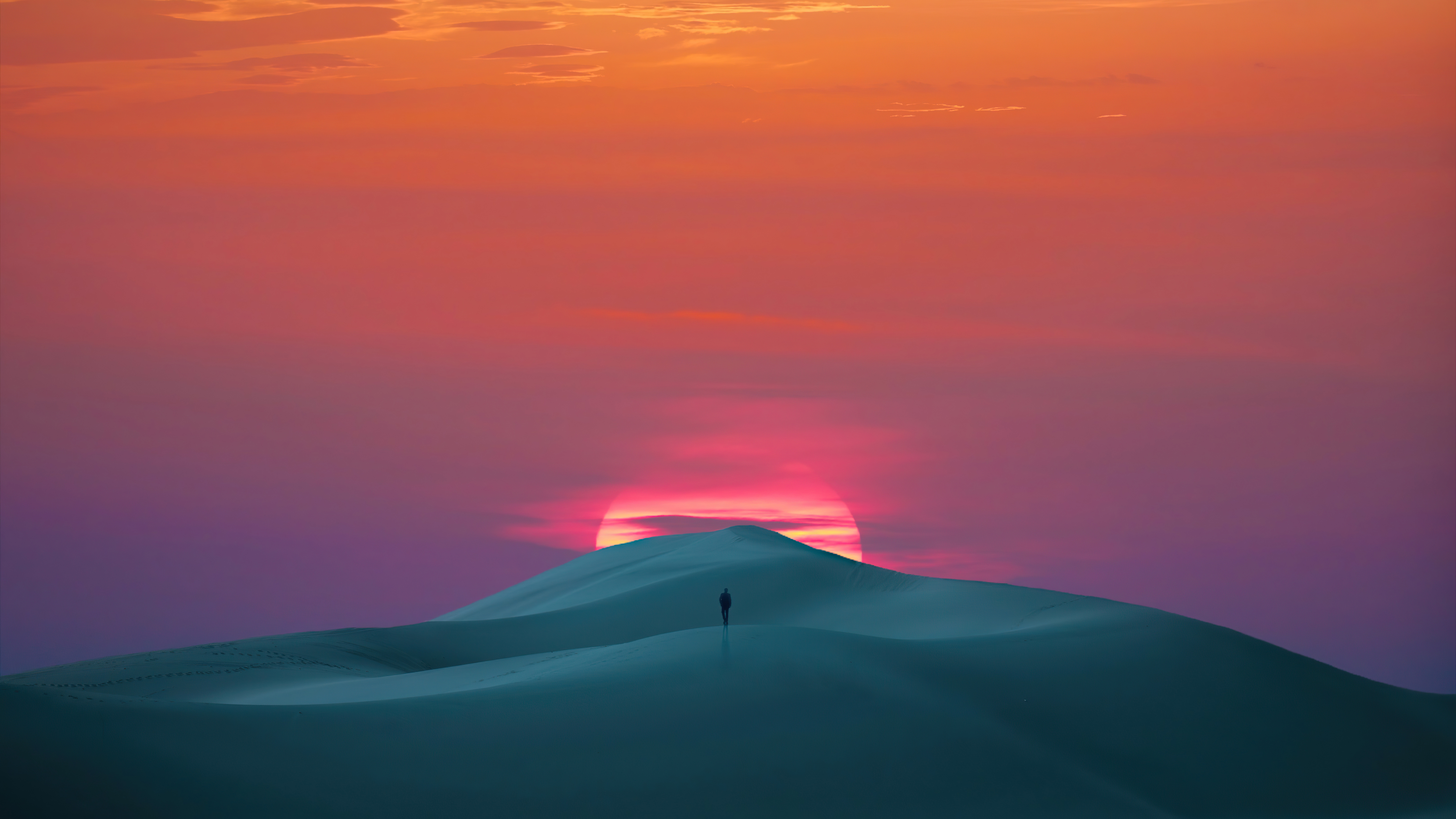 Laden Sie das Wüste, Sonnenuntergang, Künstlerisch-Bild kostenlos auf Ihren PC-Desktop herunter
