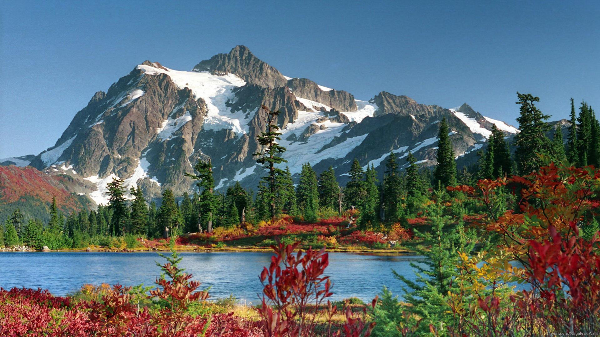 PCデスクトップに山岳, 湖, 自然, 山, 地球, 風景画像を無料でダウンロード