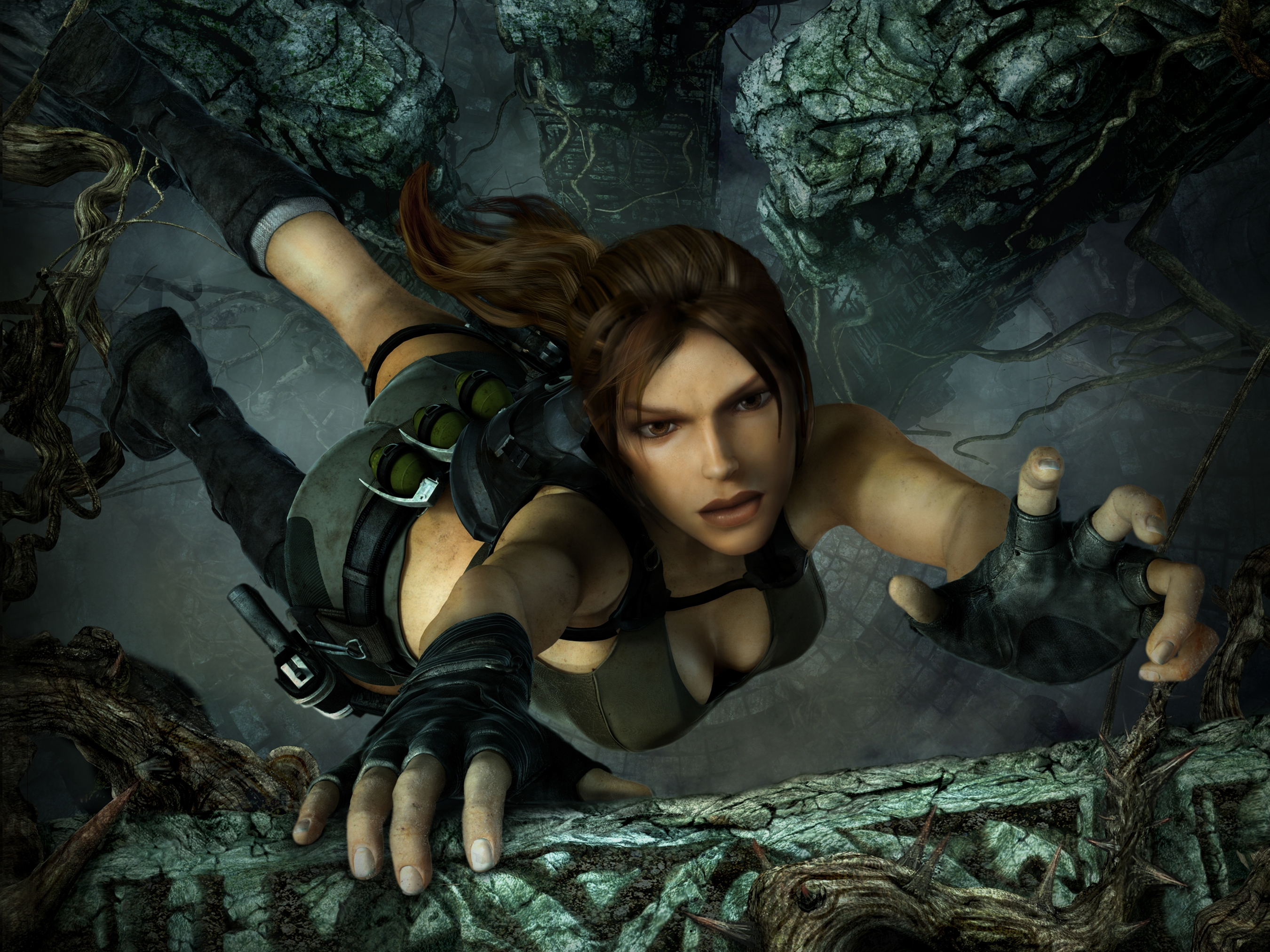 Laden Sie Tomb Raider: Underworld HD-Desktop-Hintergründe herunter