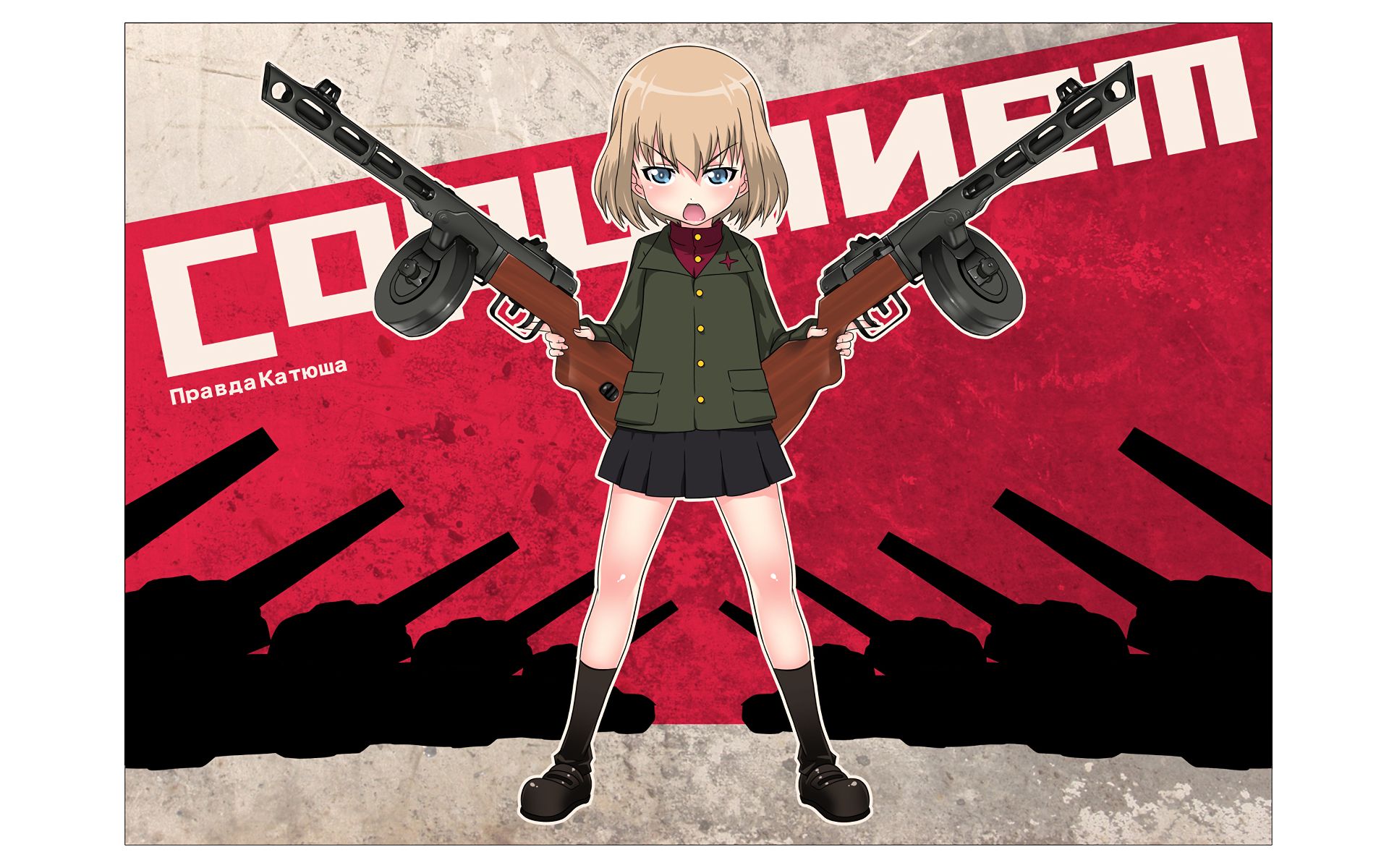 Handy-Wallpaper Animes, Girls Und Panzer kostenlos herunterladen.