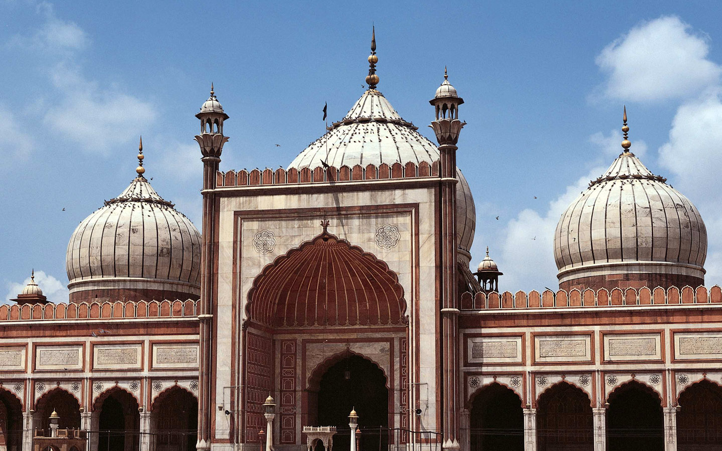 287678 Hintergrundbild herunterladen religiös, jama masjid delhi, moscheen - Bildschirmschoner und Bilder kostenlos