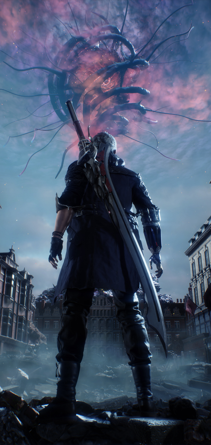 Handy-Wallpaper Devil May Cry, Computerspiele, Nero (Devil May Cry), Devil May Cry 5 kostenlos herunterladen.