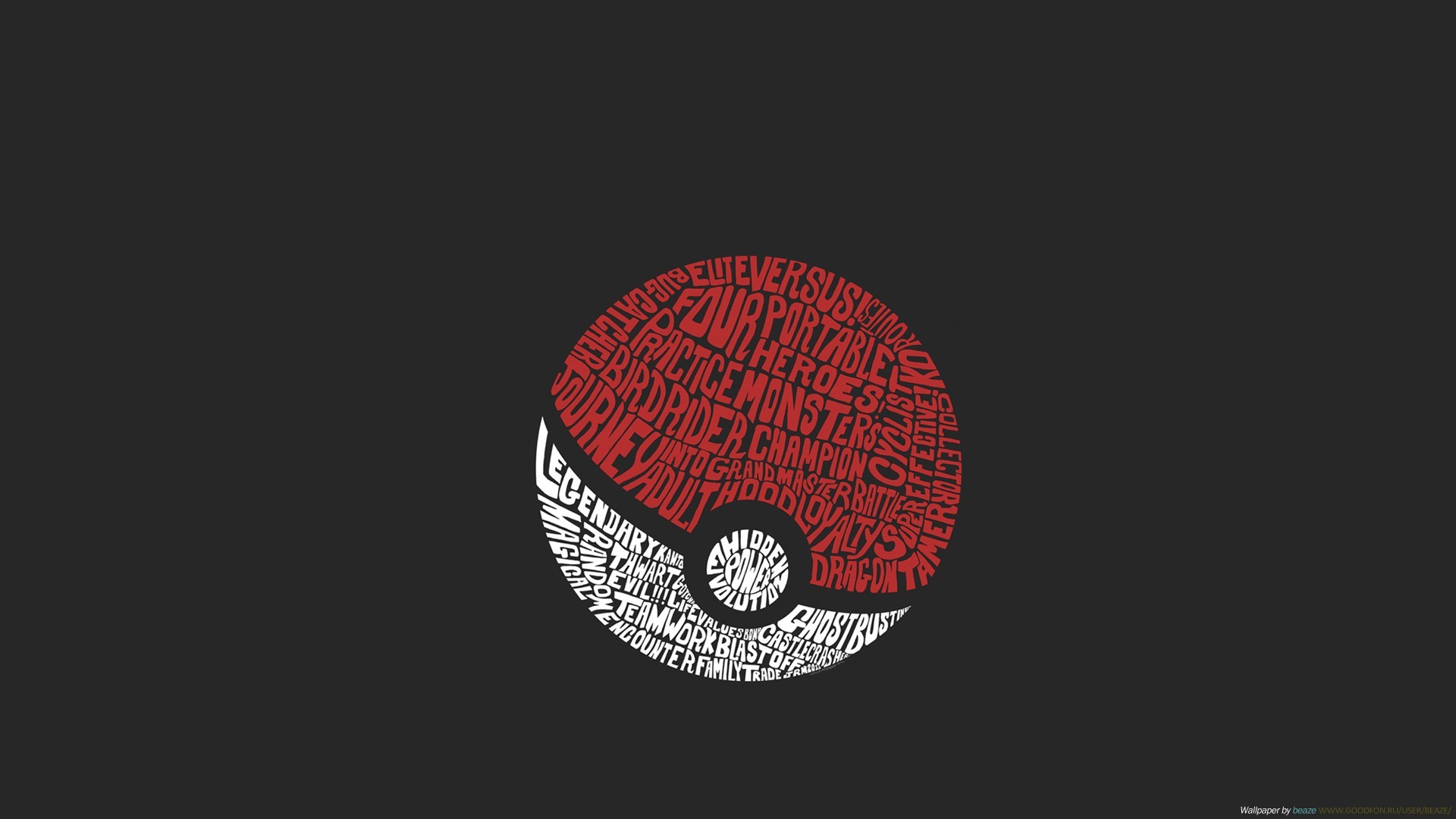 Free download wallpaper Typography, Pokémon, Video Game on your PC desktop