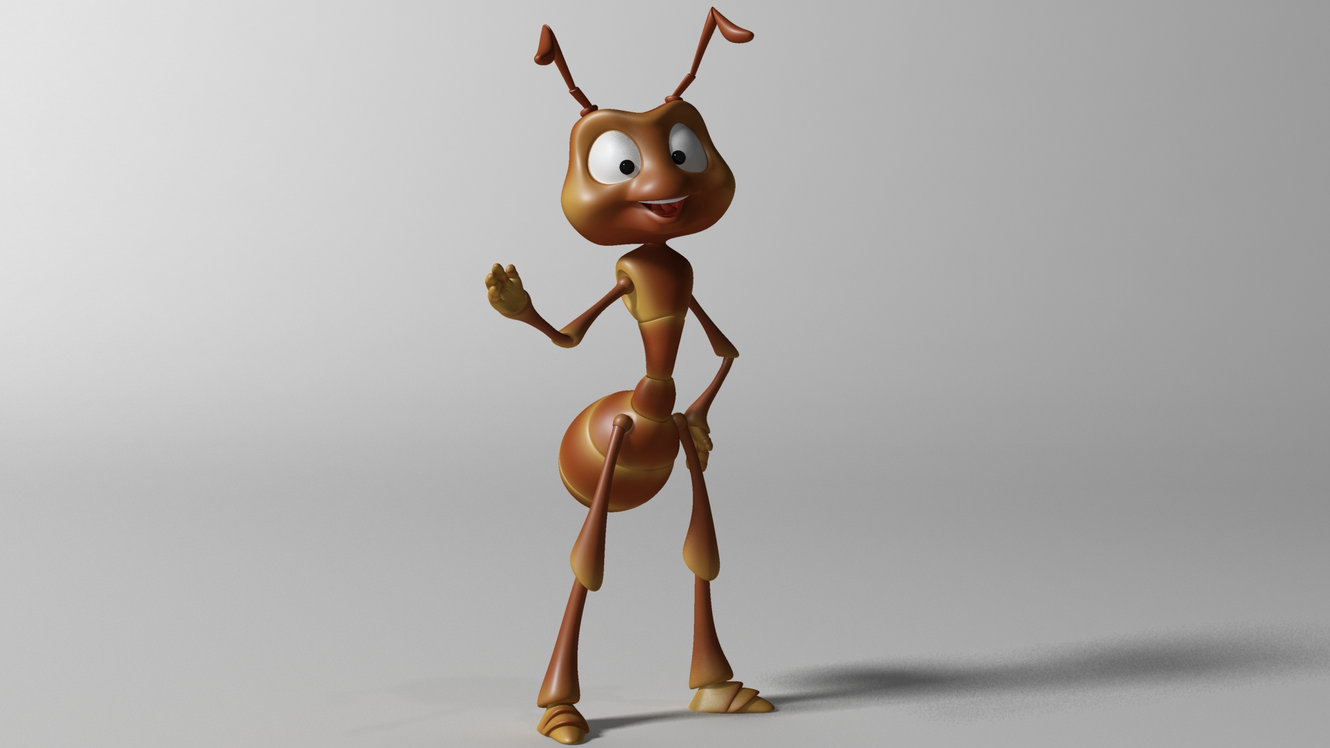 Download mobile wallpaper Cartoon, 3D, Animal, Ant, Cgi for free.