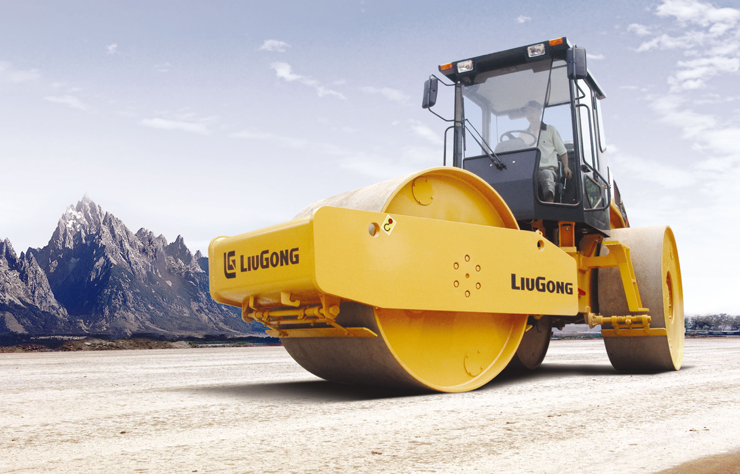 road roller, vehicles, liugong clg624