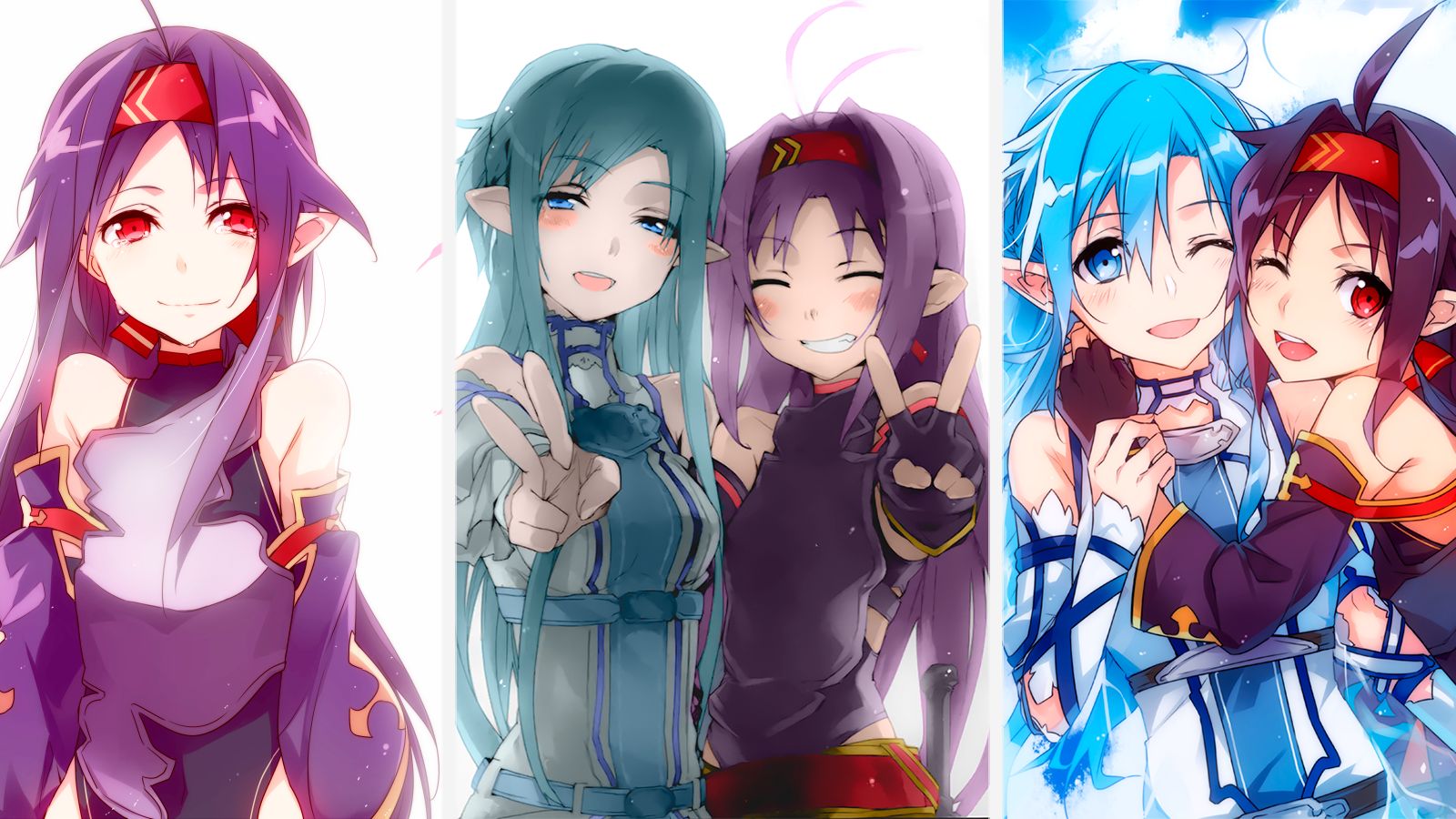 Free download wallpaper Anime, Sword Art Online, Asuna Yuuki, Sword Art Online Ii, Yuuki Konno on your PC desktop
