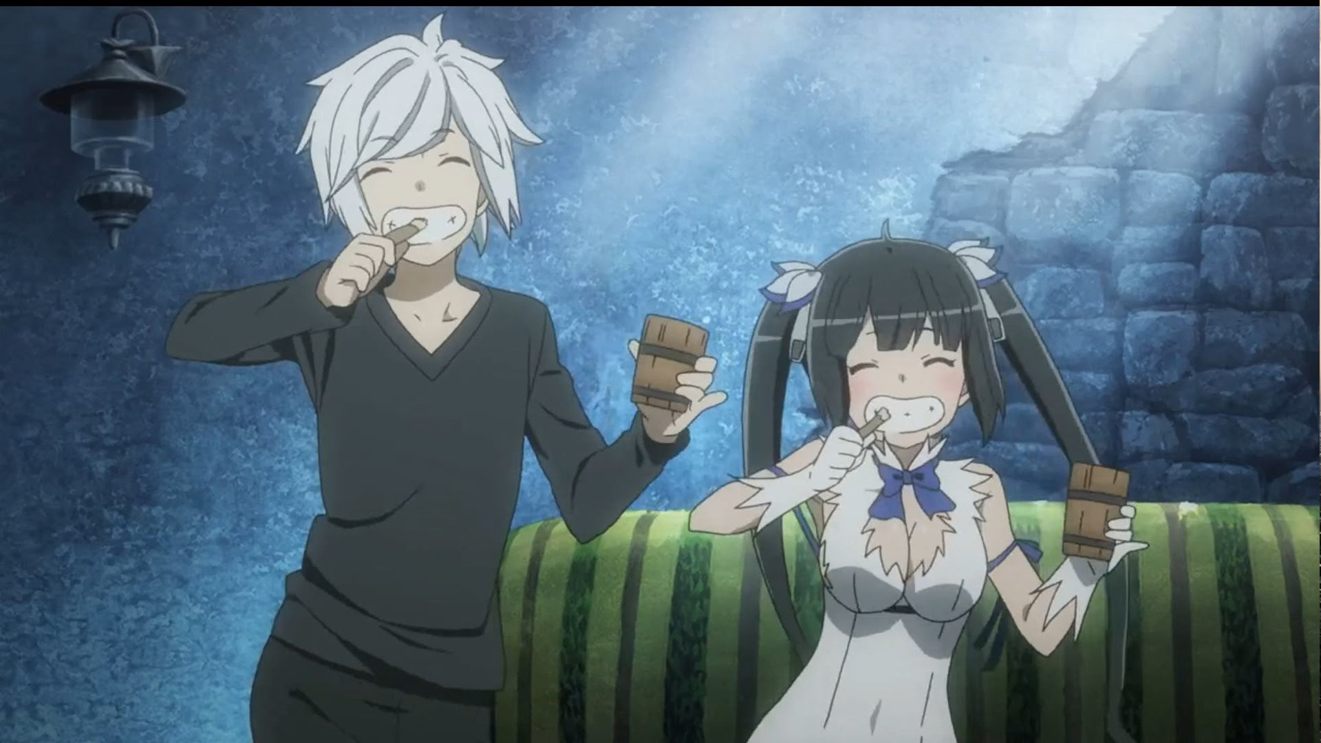 anime, is it wrong to try to pick up girls in a dungeon?, bell cranel, hestia (danmachi)