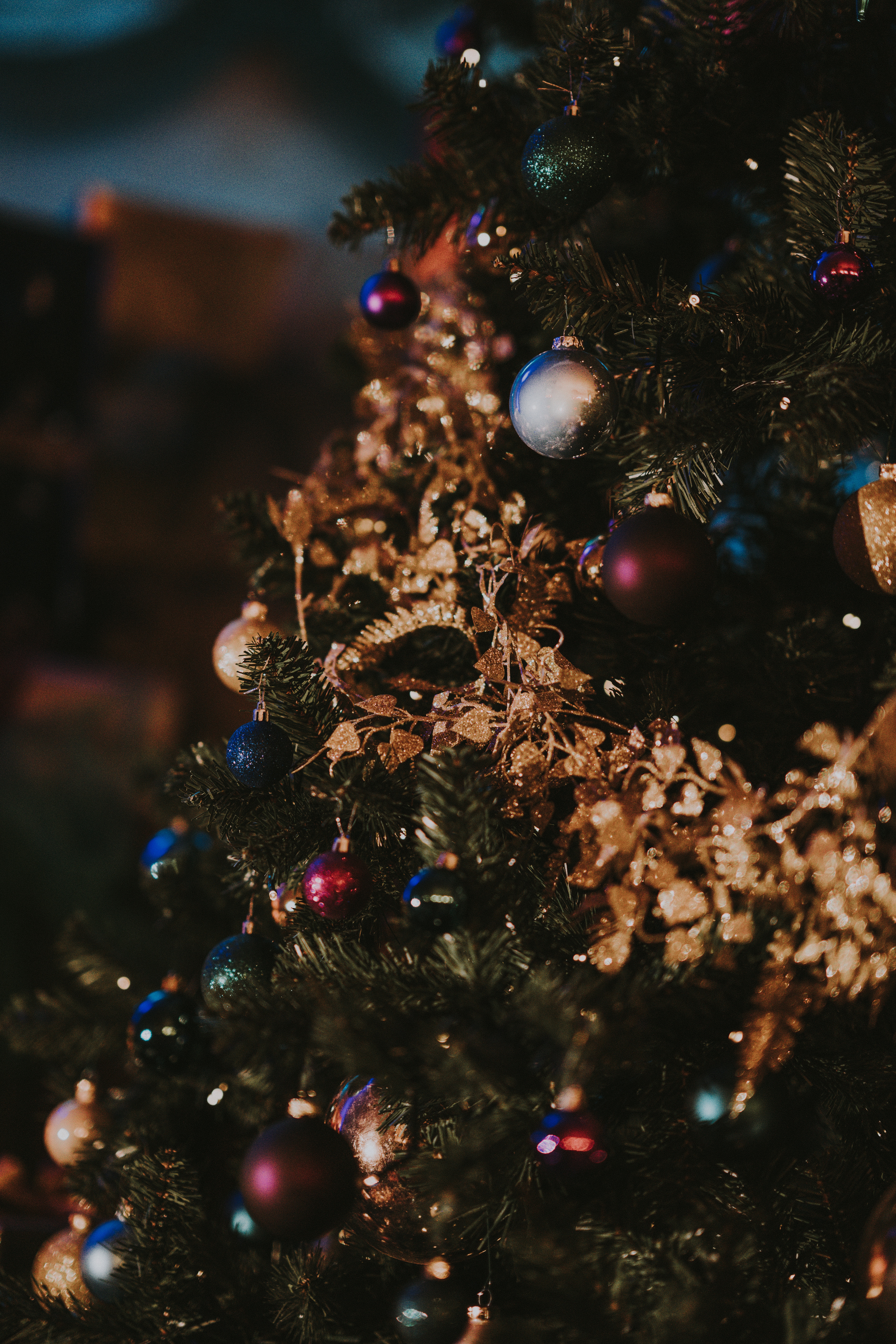 Baixar papel de parede para celular de Decoração, Ano Novo, Decorações De Natal, Brinquedos De Árvore De Natal, Férias, Árvore De Natal, Natal gratuito.