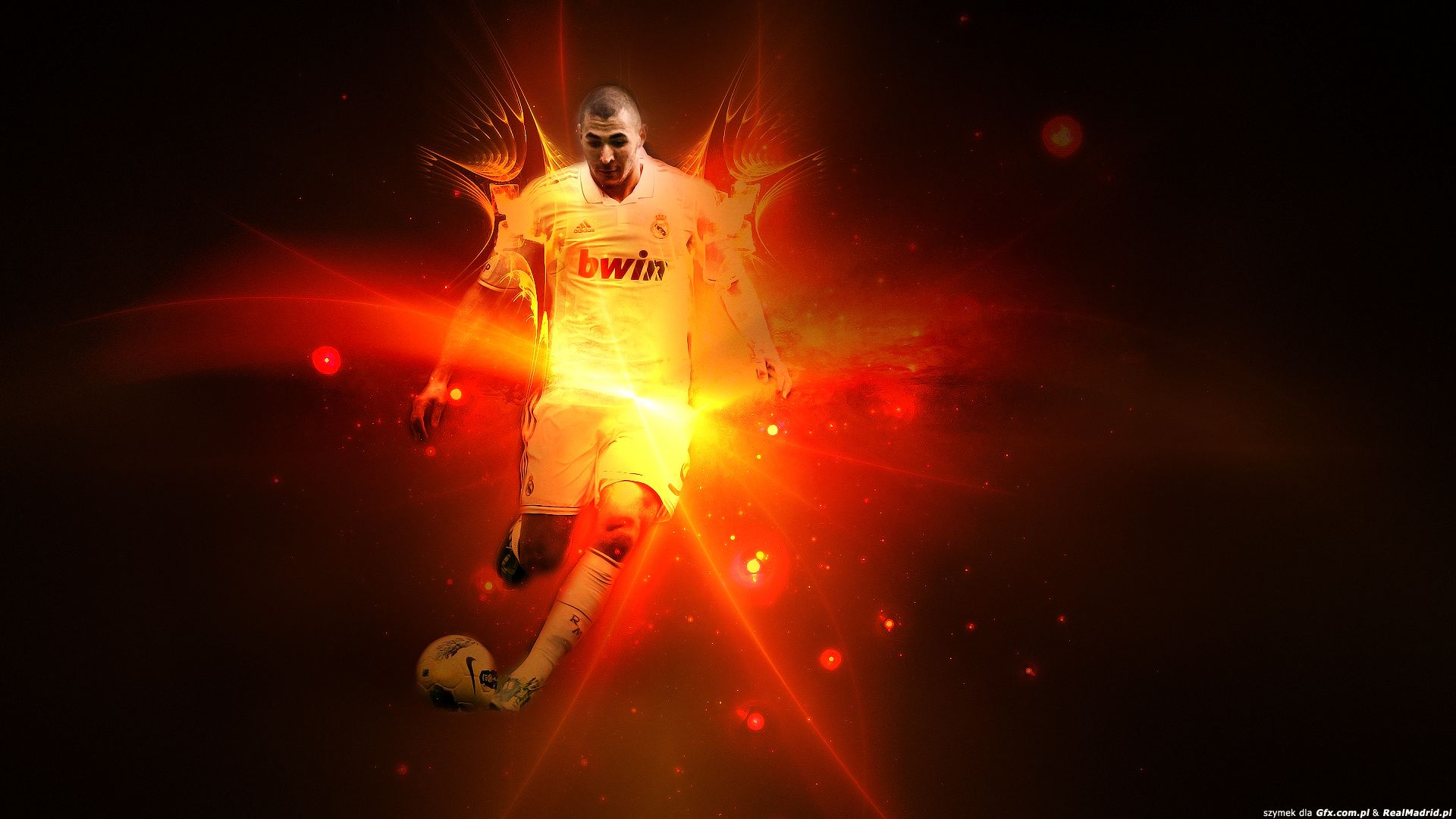 Descarga gratuita de fondo de pantalla para móvil de Fútbol, Deporte, Francés, Real Madrid C F, Karim Benzema.