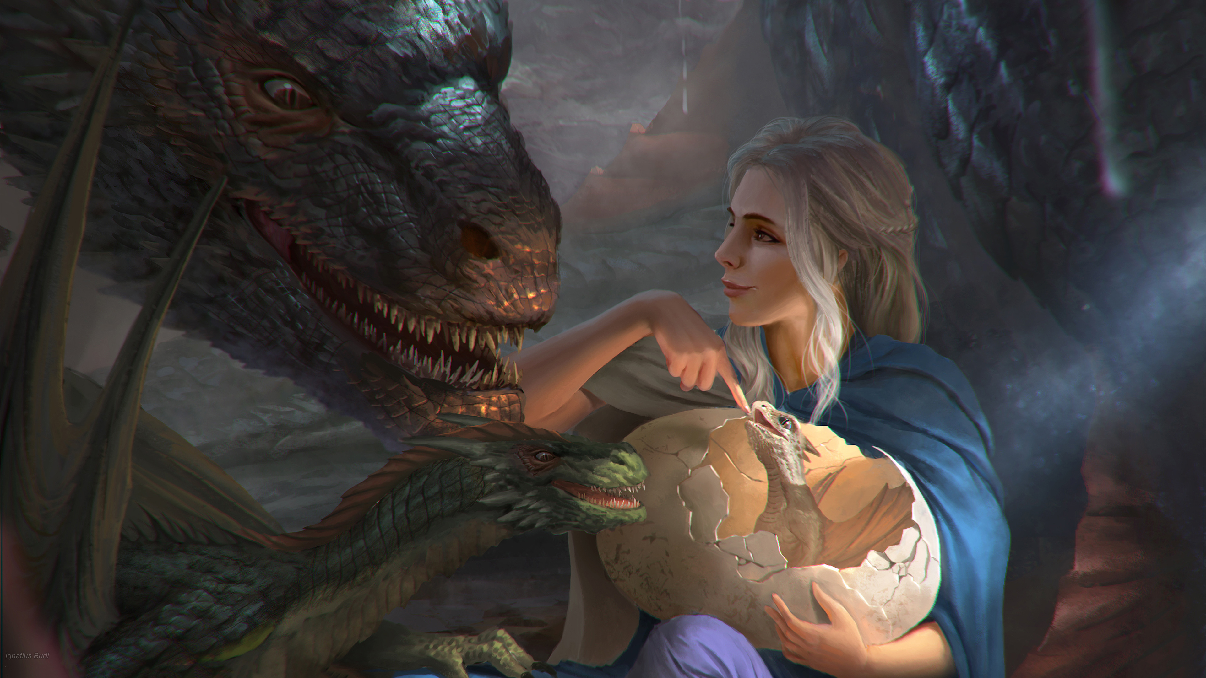 Laden Sie das Drachen, Fernsehserien, Game Of Thrones: Das Lied Von Eis Und Feuer, Daenerys Targaryen-Bild kostenlos auf Ihren PC-Desktop herunter