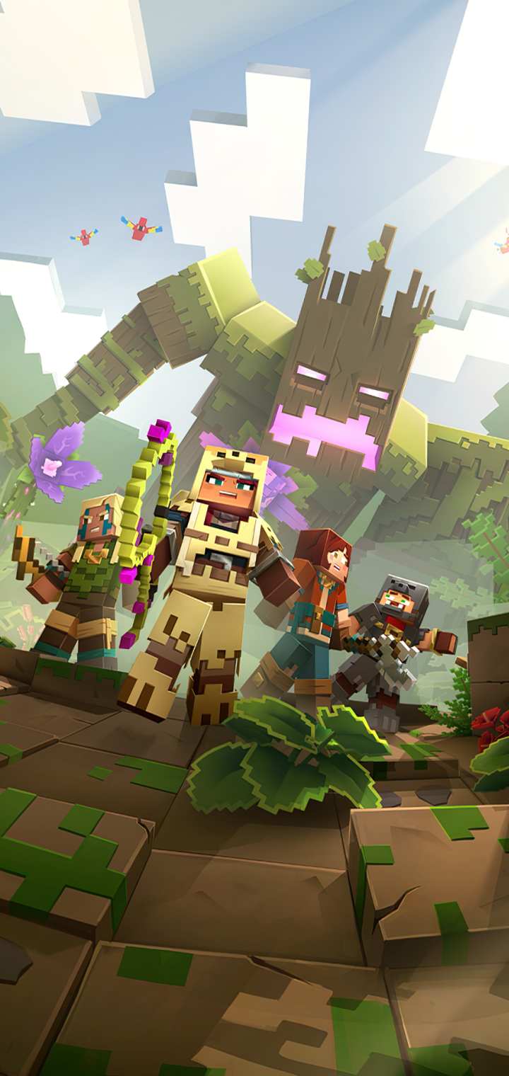 Descarga gratuita de fondo de pantalla para móvil de Minecraft, Videojuego, Minecraft Dungeons.