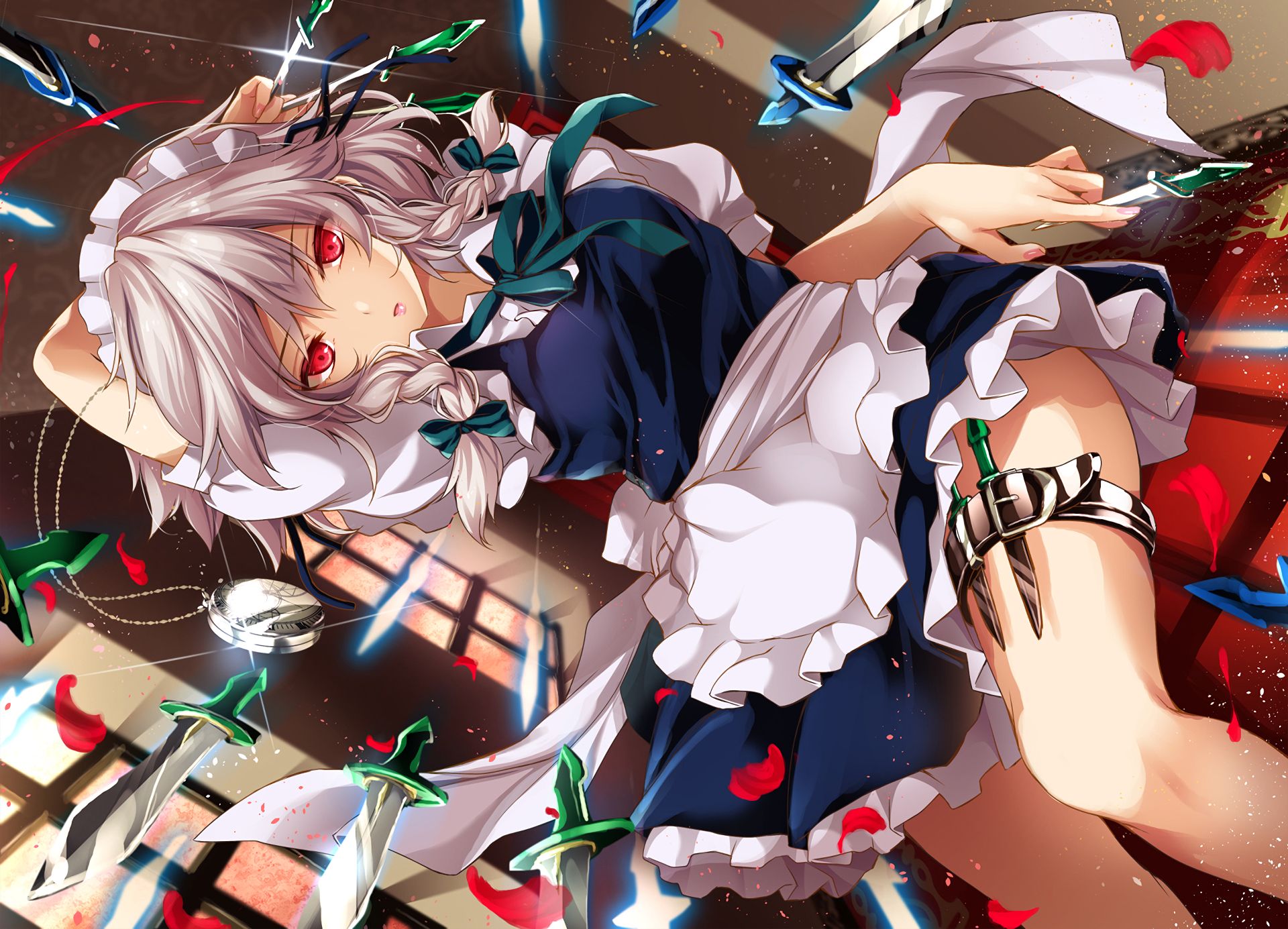 Descarga gratuita de fondo de pantalla para móvil de Animado, Touhou, Sakuya Izayoi.