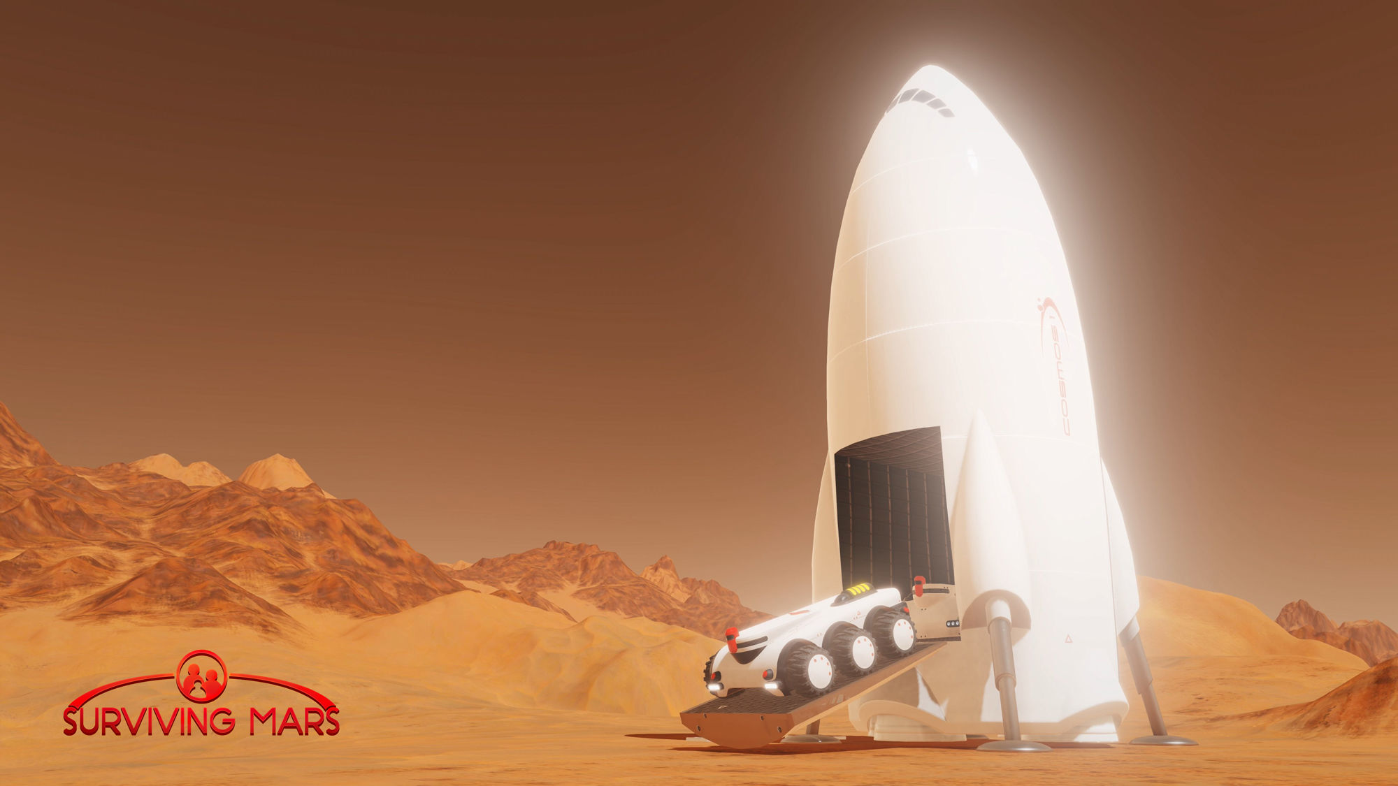 Wallpaper Full HD video game, surviving mars