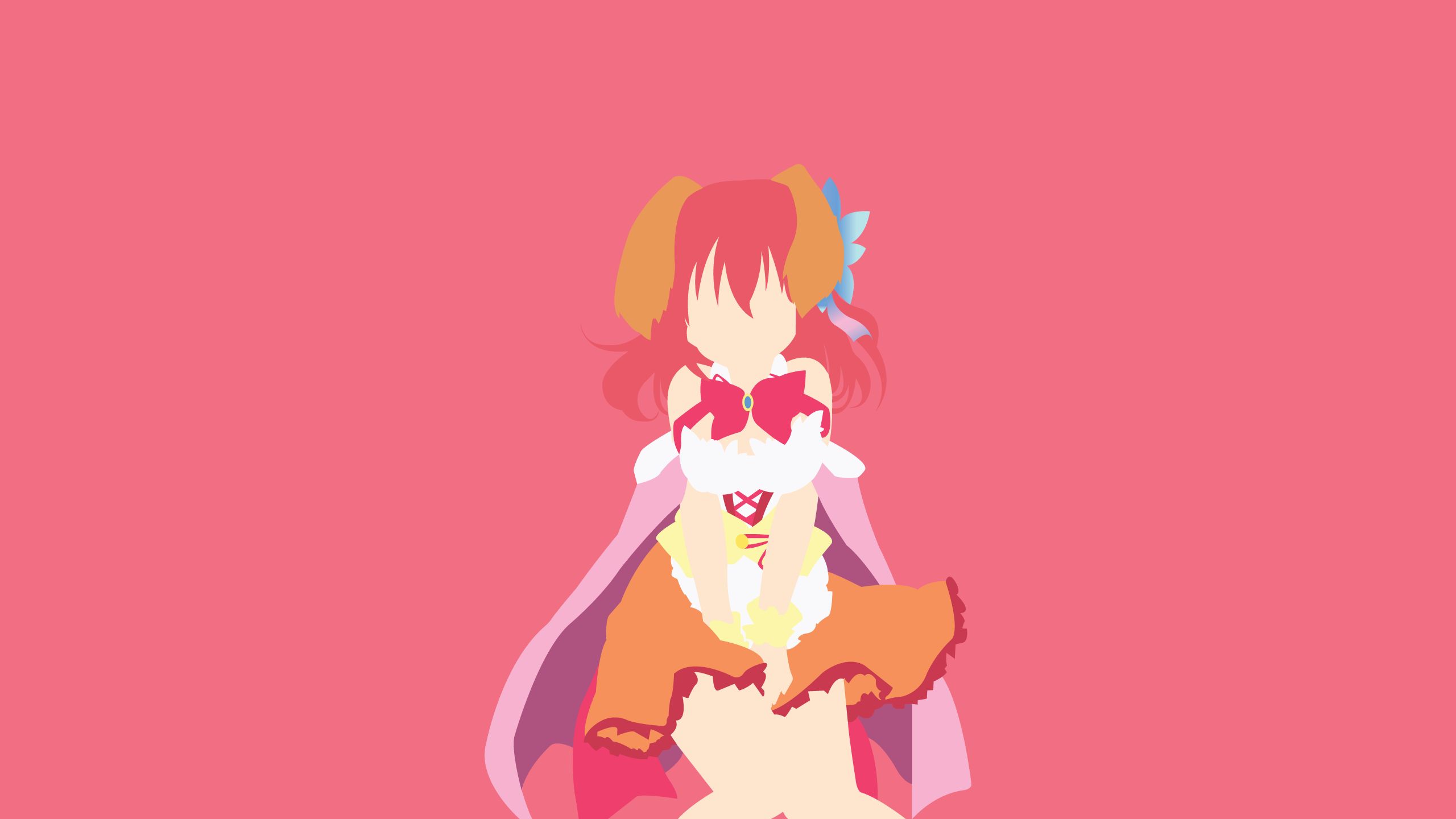 Download mobile wallpaper Anime, Skirt, Minimalist, Red Hair, No Game No Life, Stephanie Dola for free.