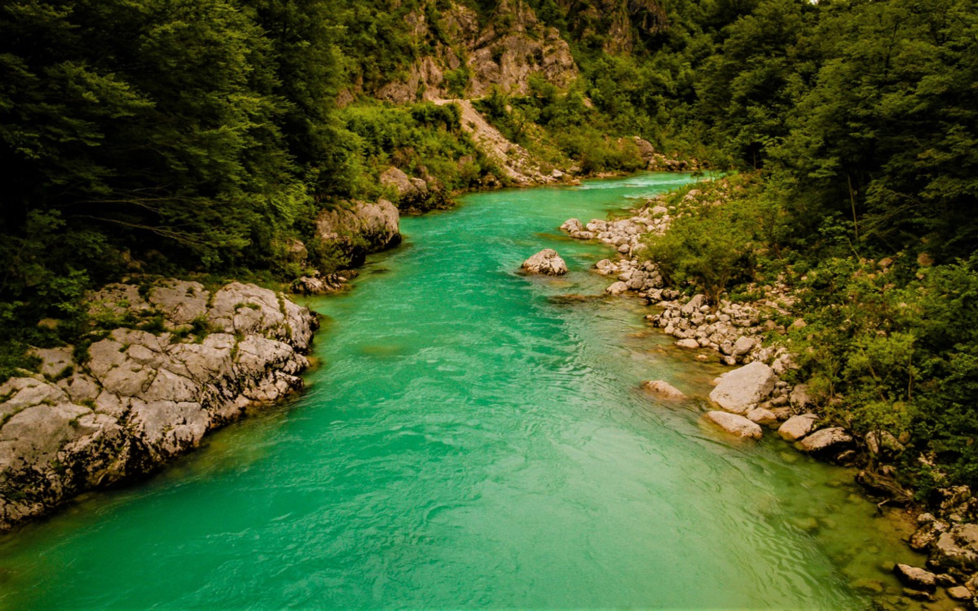 Завантажити шпалери безкоштовно Річка, Земля, Словенія картинка на робочий стіл ПК