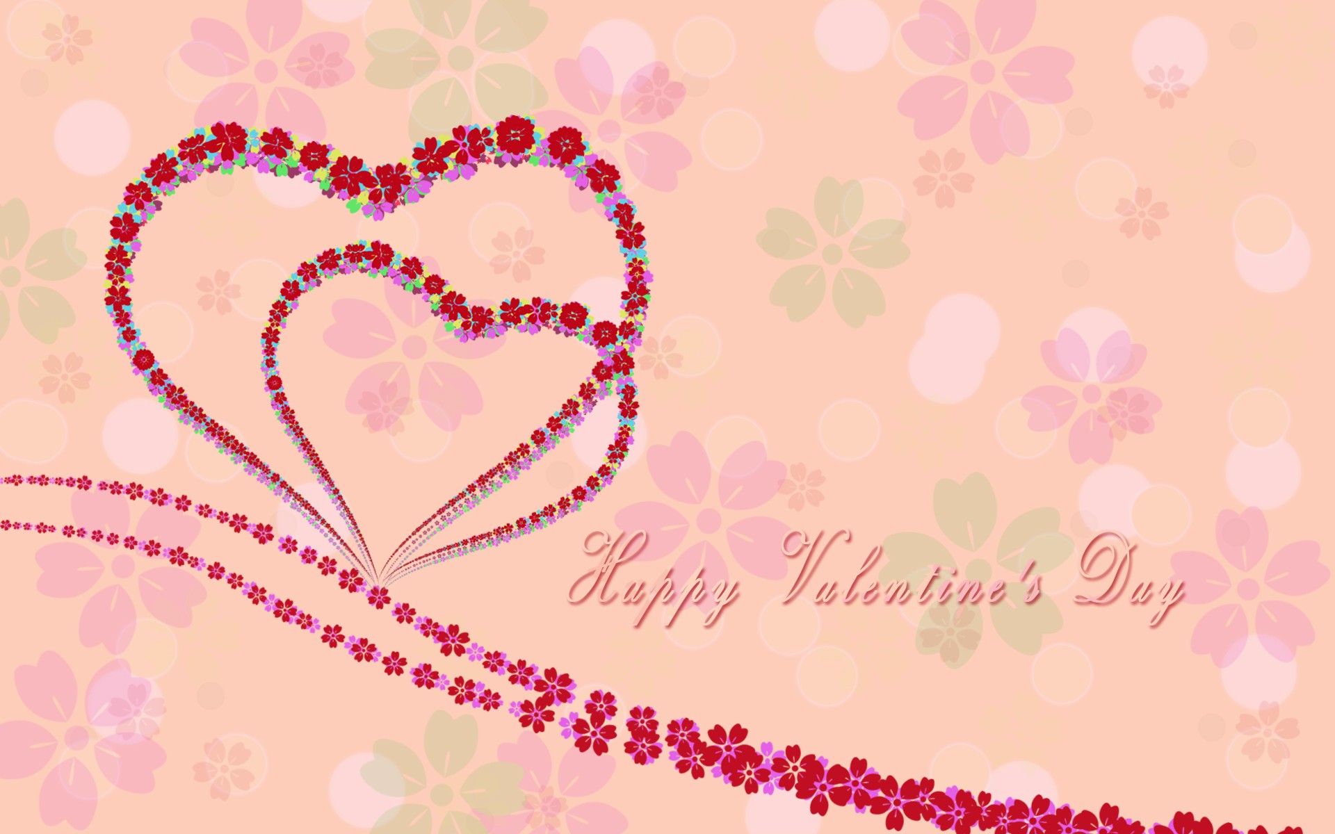 Завантажити шпалери безкоштовно День Святого Валентина, Квітка, Свято, Серце, Щасливого Дня Святого Валентина картинка на робочий стіл ПК