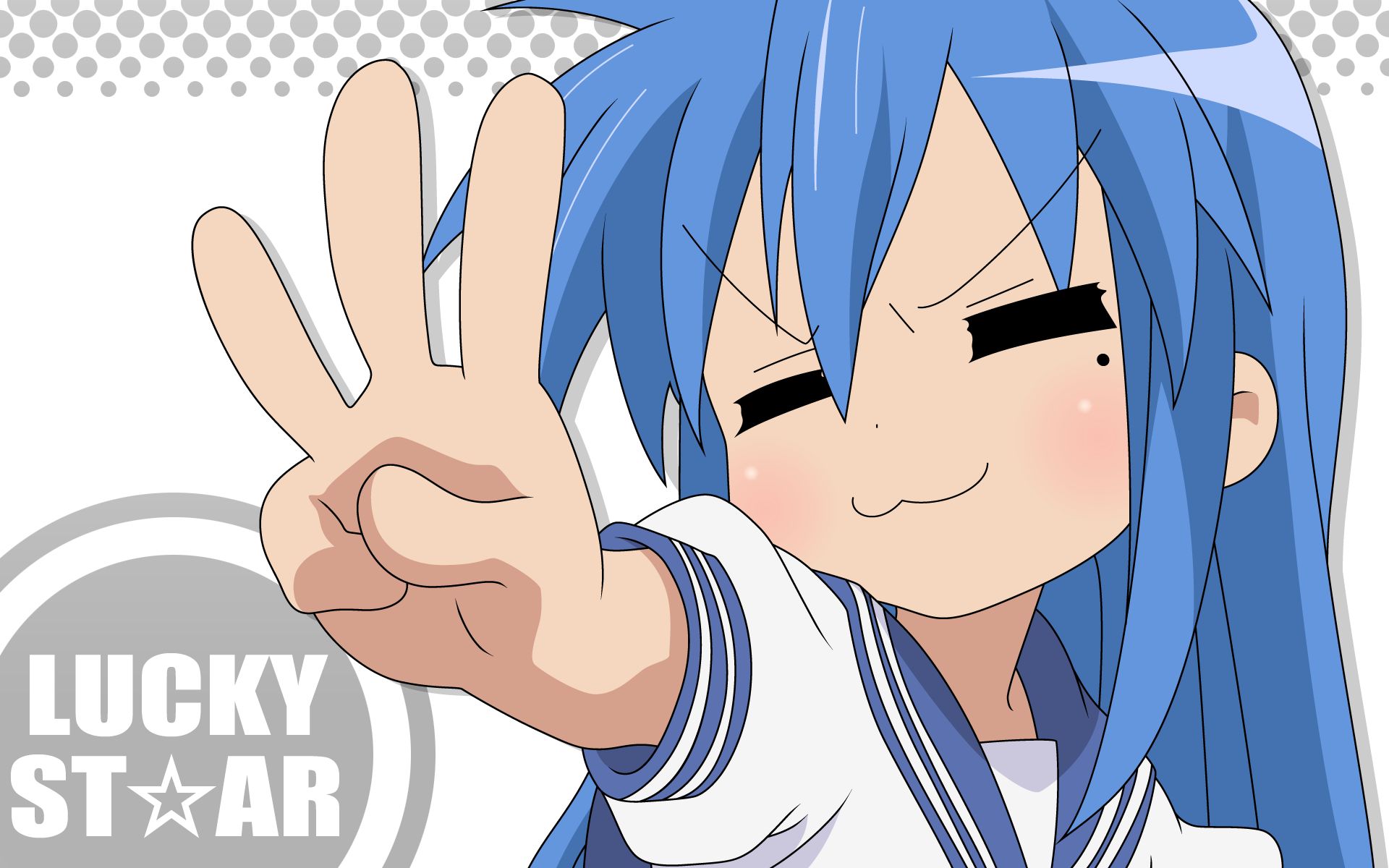 Handy-Wallpaper Animes, Raki Suta: Lucky Star, Konata Izumi kostenlos herunterladen.