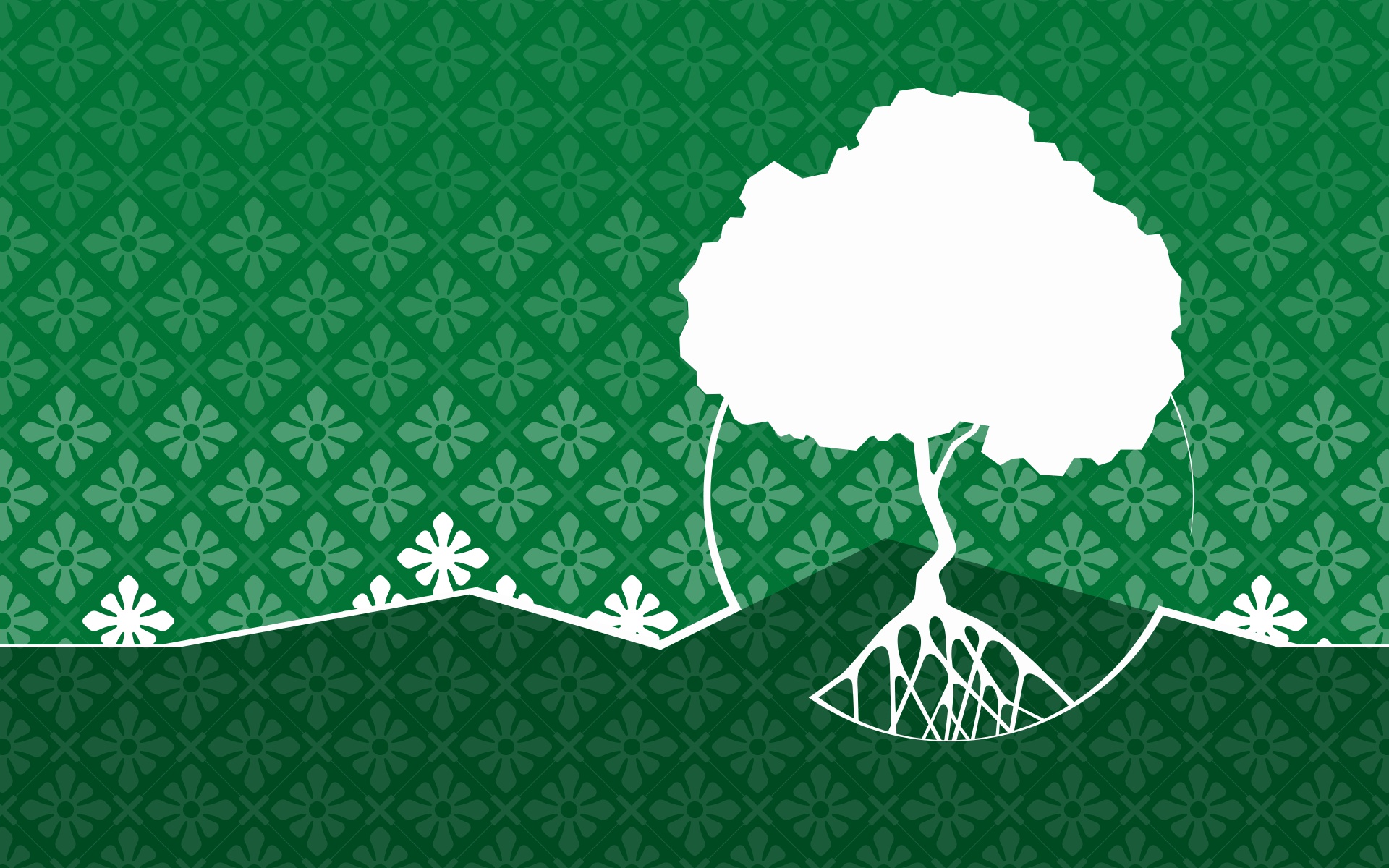 Скачать картинку Дерево, Зеленый, Художественные, Шаблоны в телефон бесплатно.