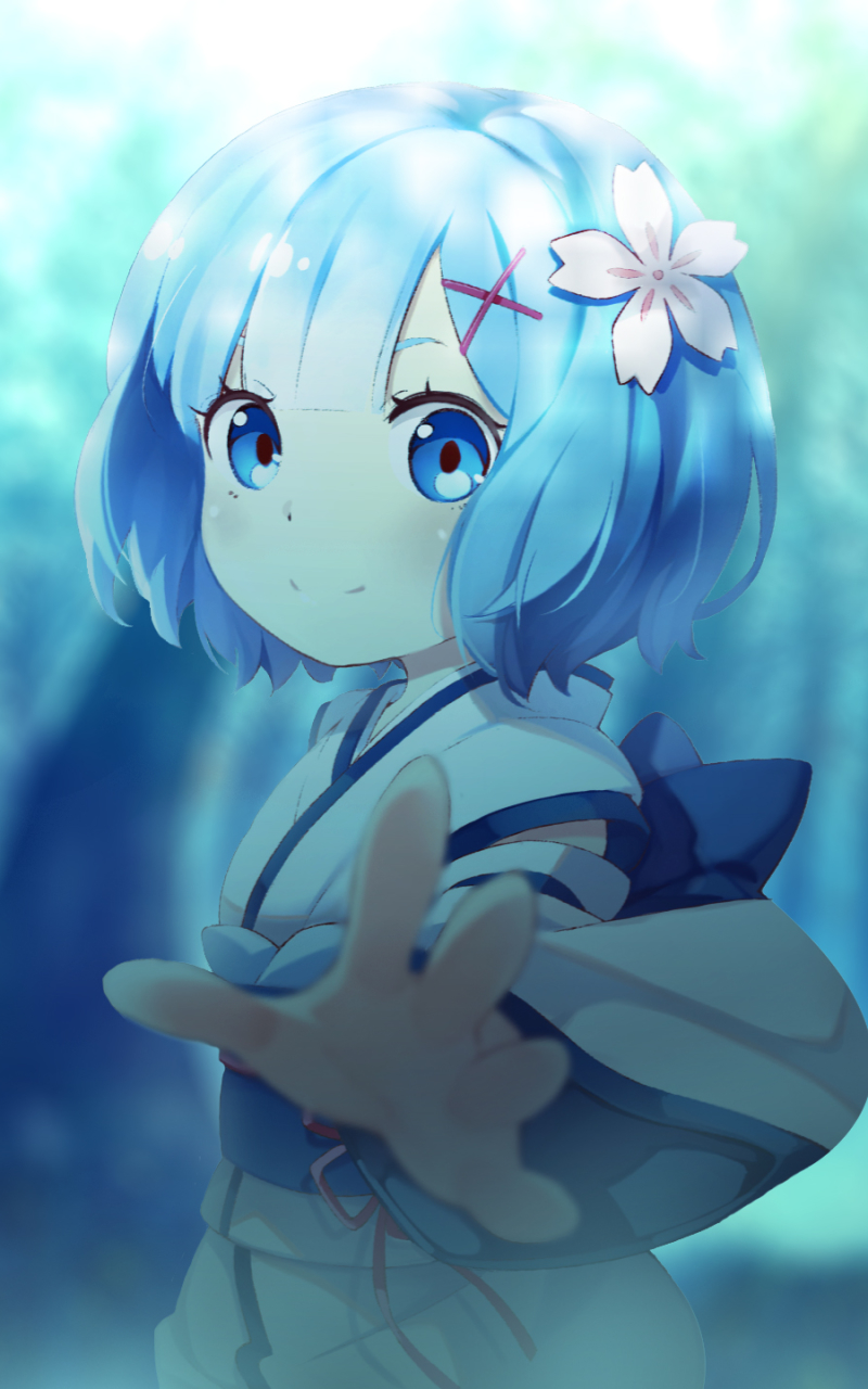 Handy-Wallpaper Animes, Re:zero Das Leben In Einer Anderen Welt Beginnen, Rem (Re: Null) kostenlos herunterladen.