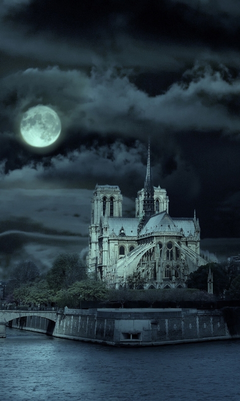 Handy-Wallpaper Fotografie, Notre Dame De Paris, Kathedralen kostenlos herunterladen.
