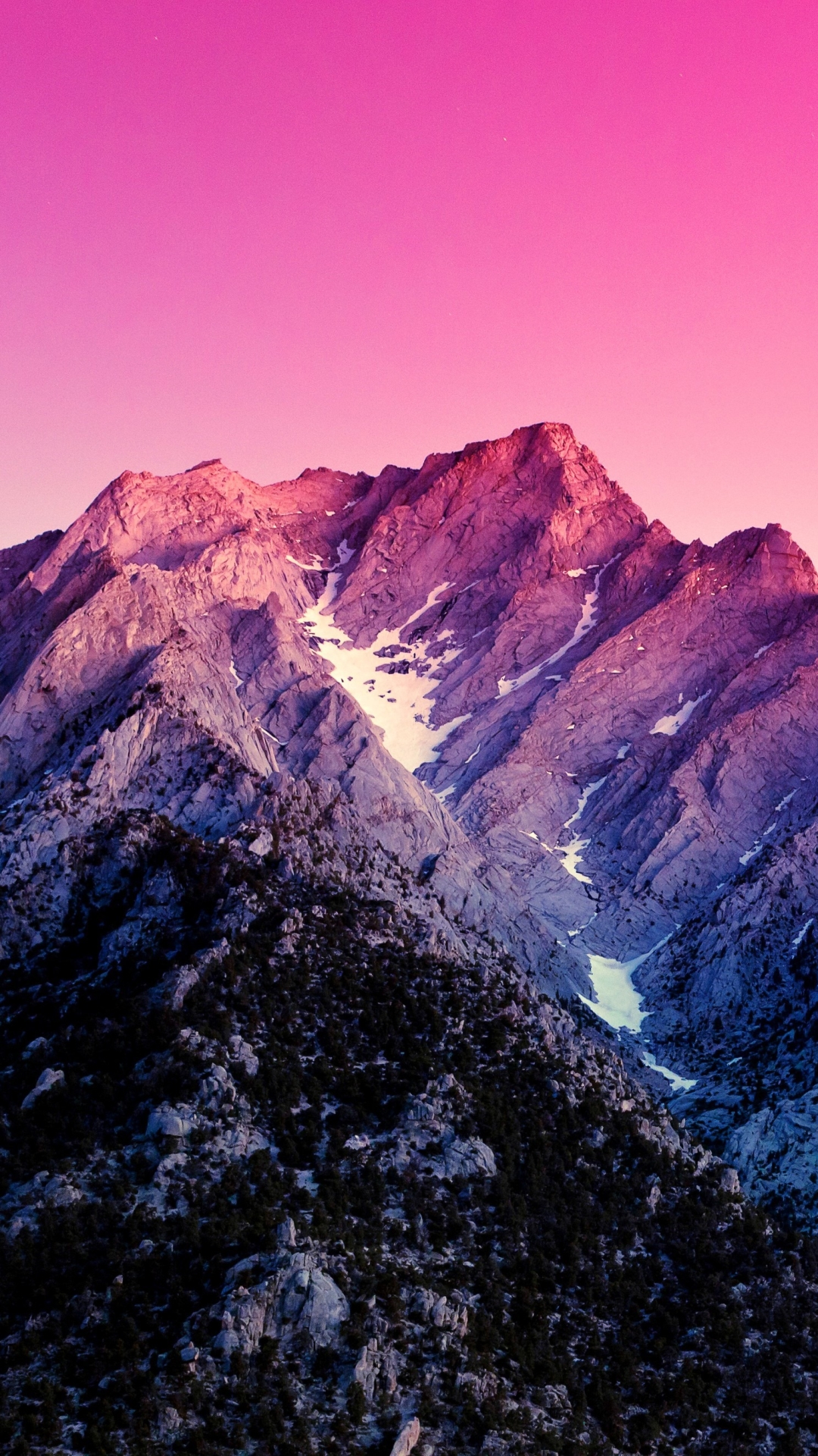 無料モバイル壁紙自然, ピンク, 山, 崖, 地球, 山岳をダウンロードします。