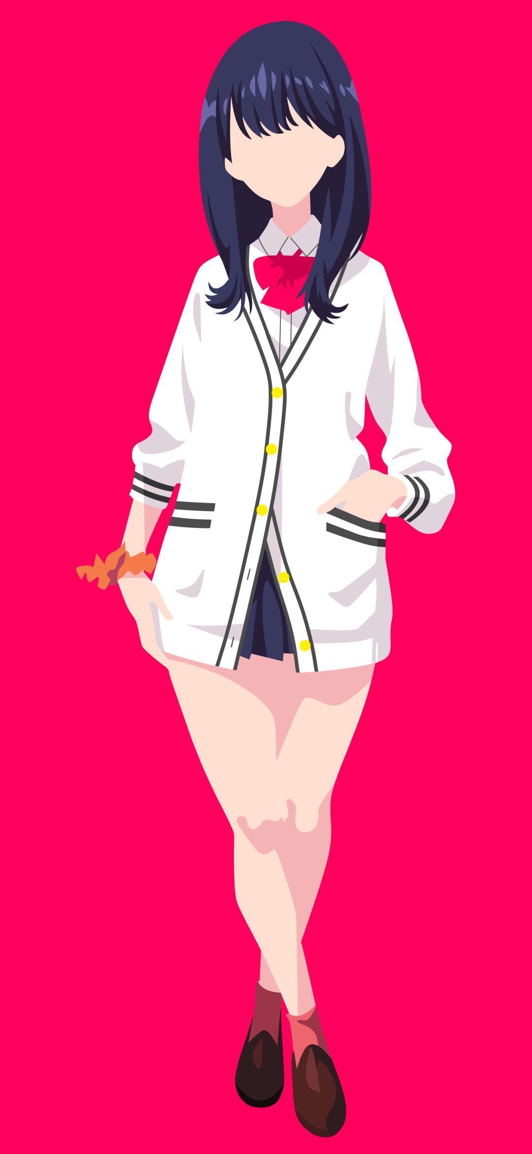 Baixar papel de parede para celular de Anime, Minimalista, Cabelo Azul, Rikka Takarada, Ssss Gridman gratuito.