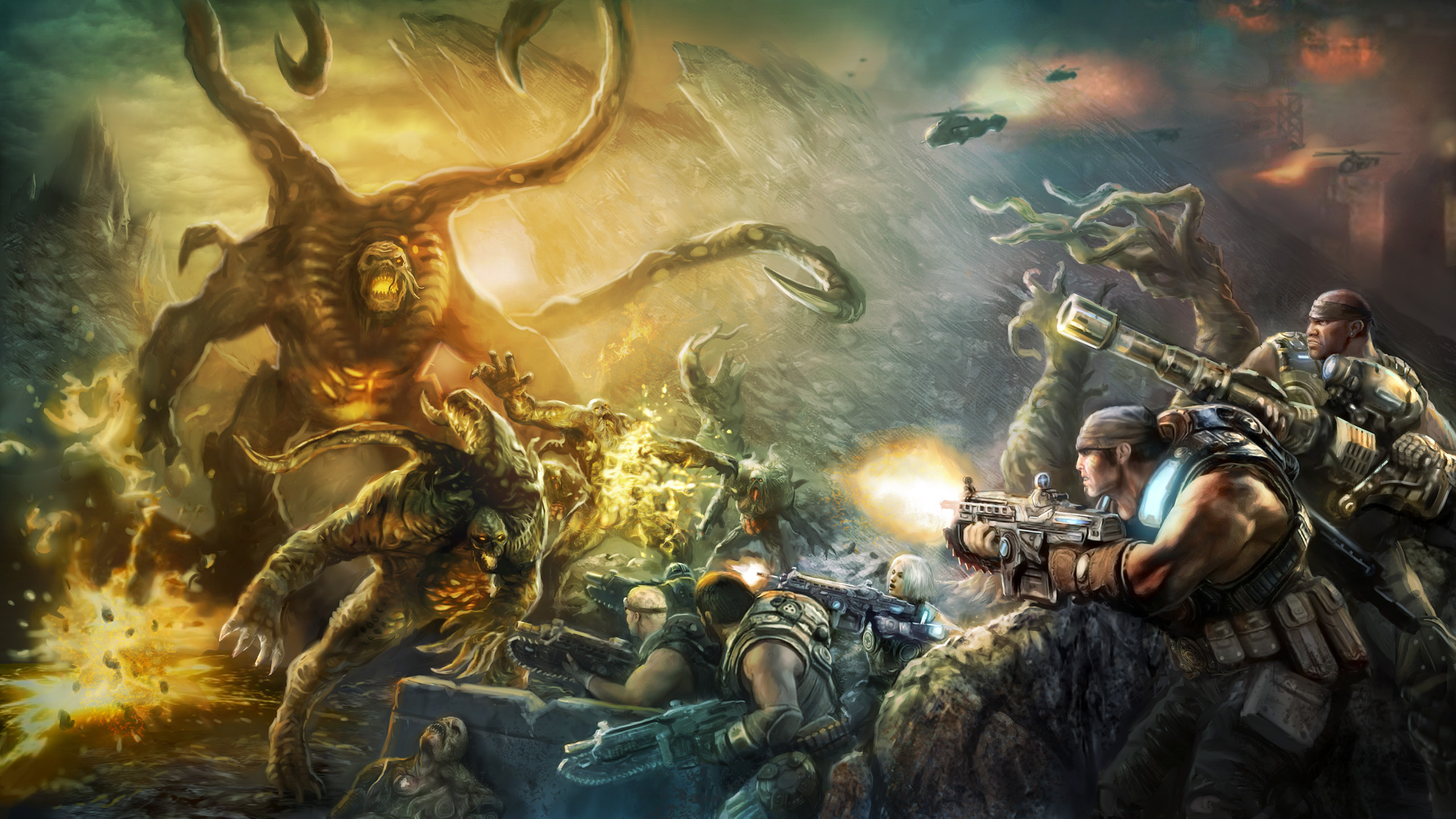Download mobile wallpaper Gears Of War, Video Game for free.
