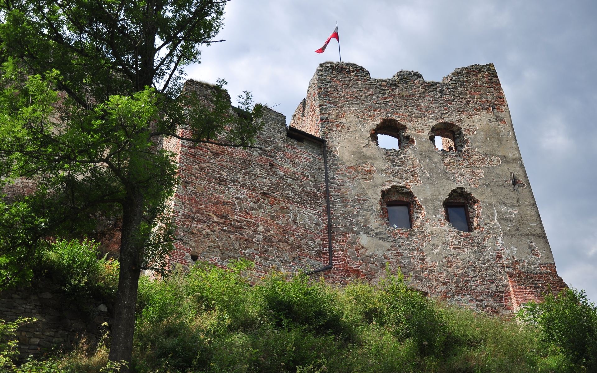 1484289 descargar imagen hecho por el hombre, castillo de czorsztyn: fondos de pantalla y protectores de pantalla gratis