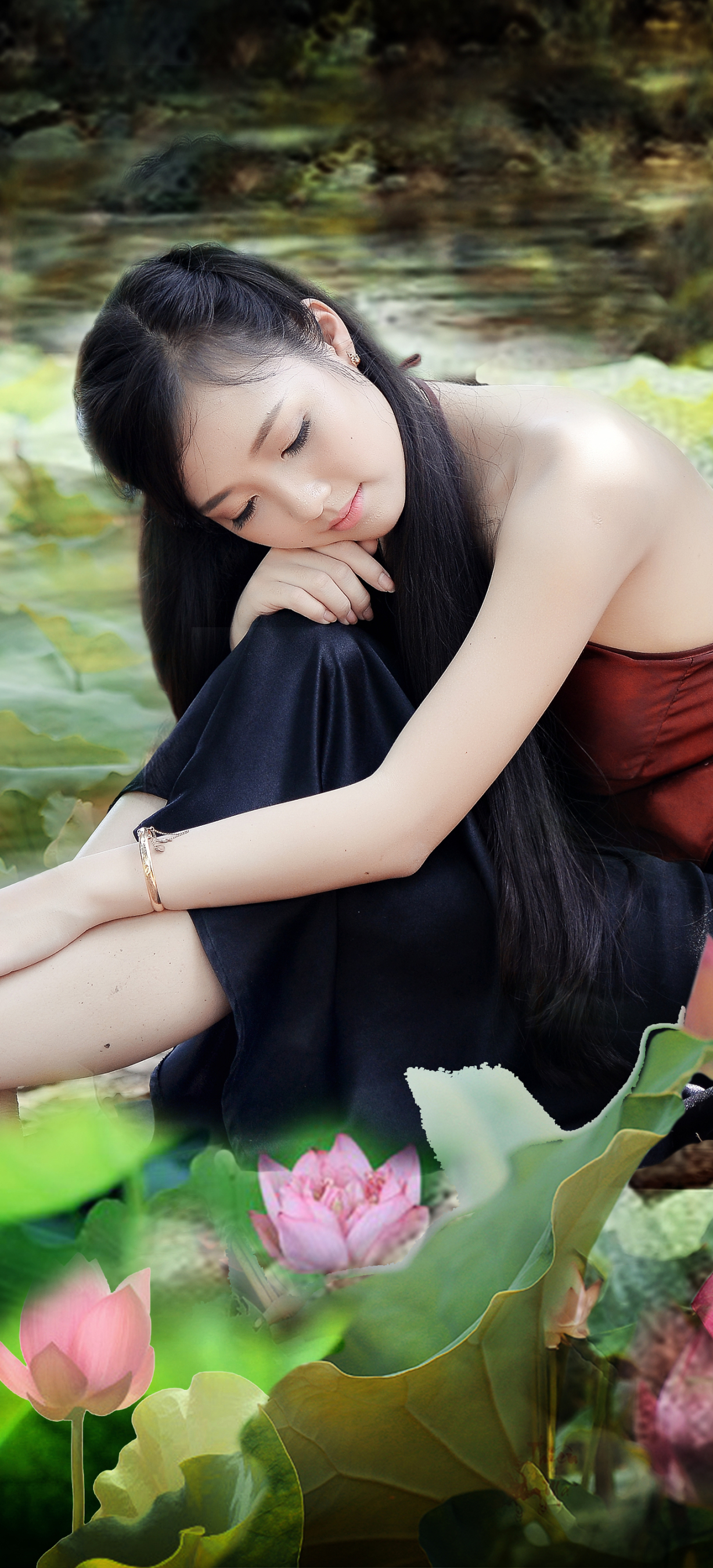 Download mobile wallpaper Women, Asian, Vietnamese for free.