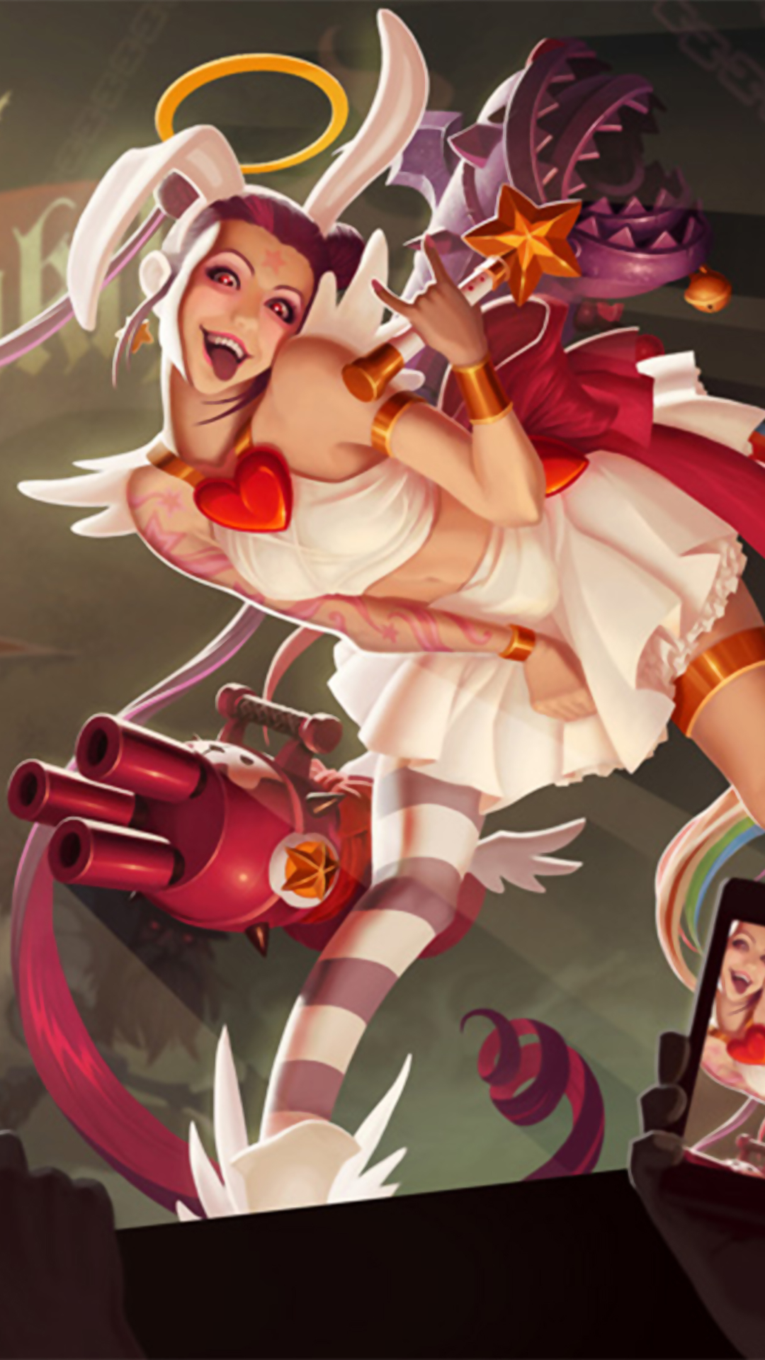 Download mobile wallpaper League Of Legends, Video Game, Jinx (League Of Legends) for free.