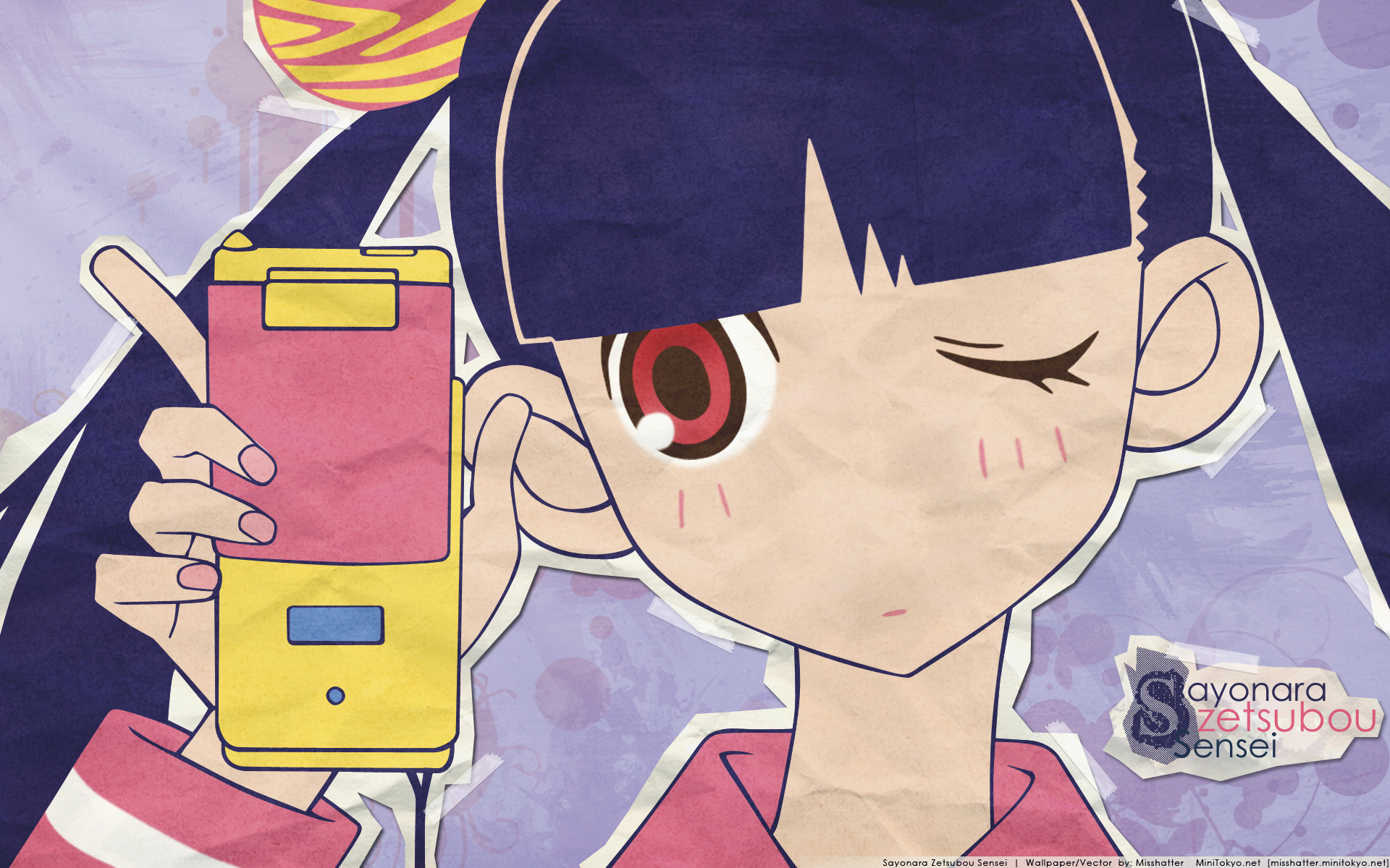 Download mobile wallpaper Anime, Sayonara Zetsubou Sensei, Meru Otonashi for free.