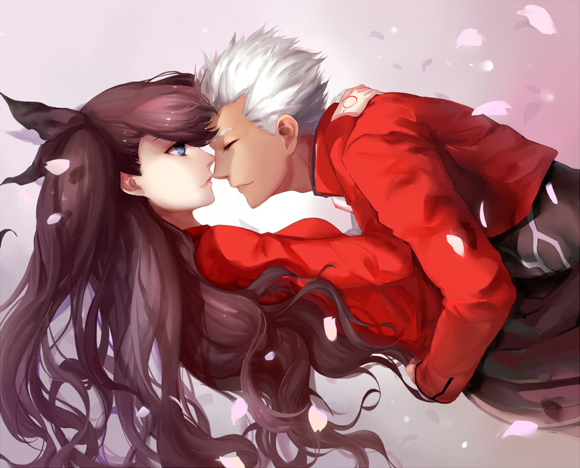 Download mobile wallpaper Archer (Fate/stay Night), Rin Tohsaka, Fate/stay Night, Fate Series, Anime for free.