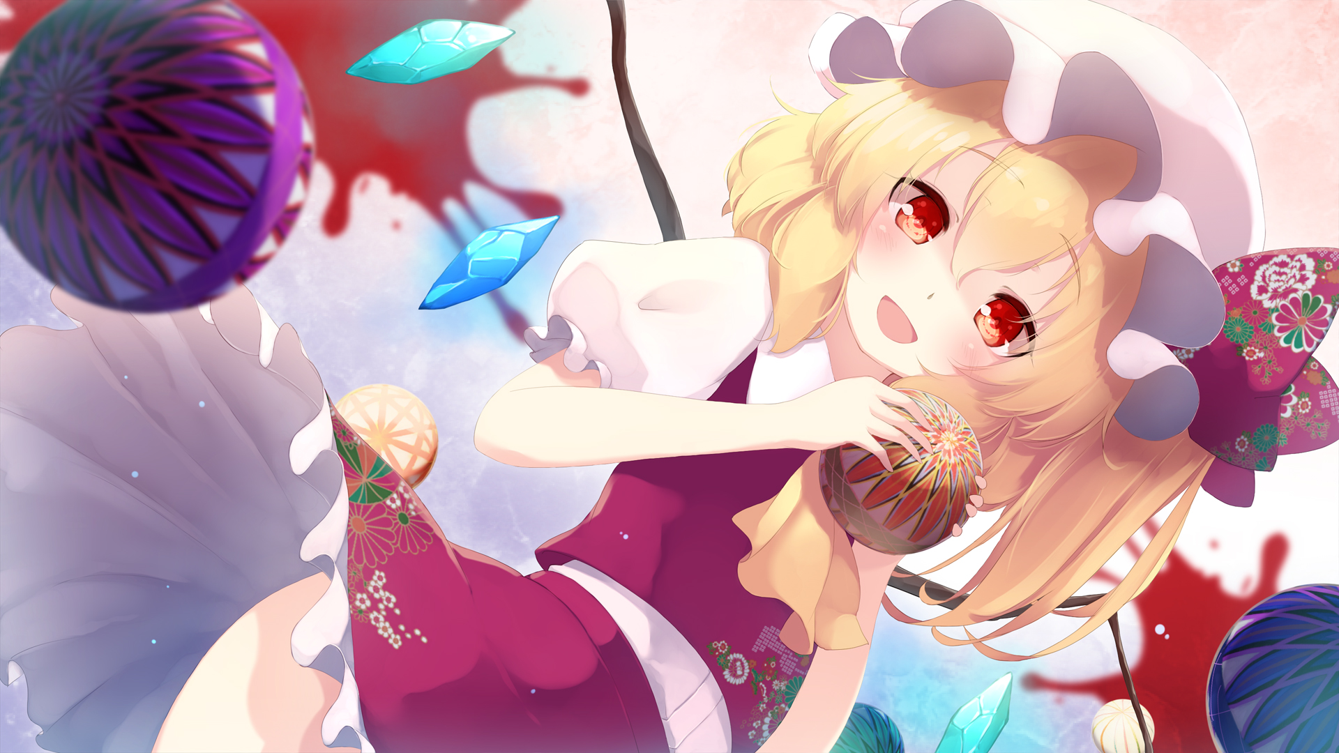 Descarga gratuita de fondo de pantalla para móvil de Animado, Flandre Escarlata, Touhou.