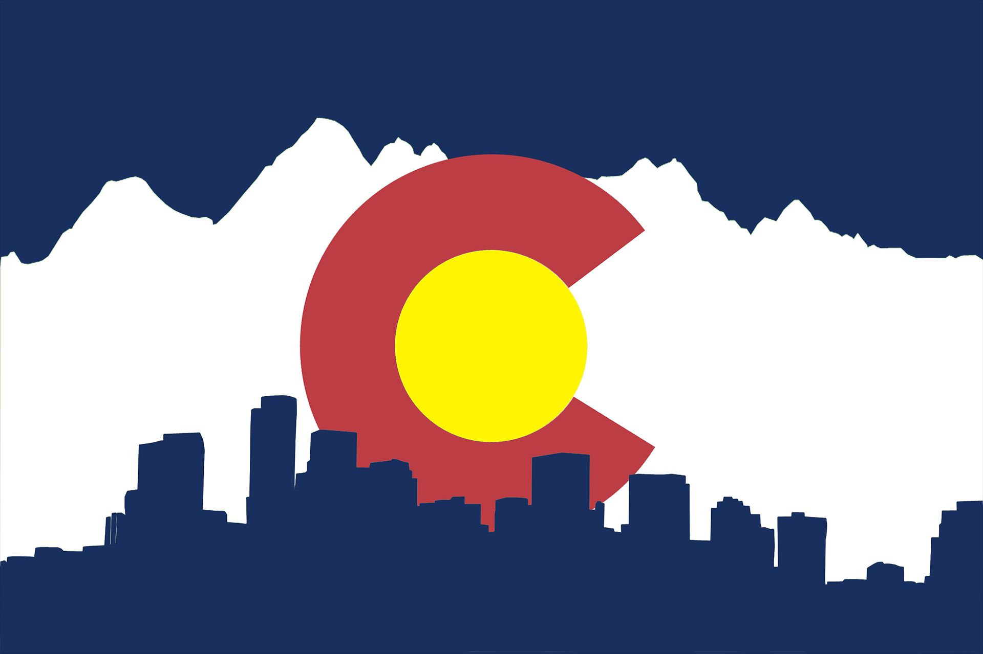 Скачать обои Флаг Колорадо на телефон бесплатно