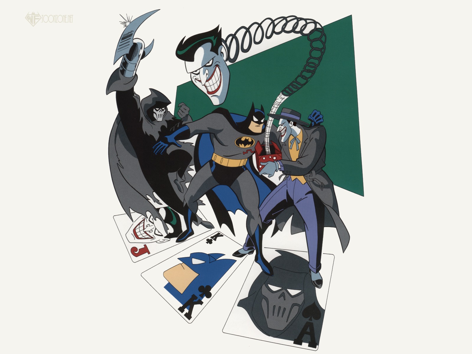 Baixar papel de parede para celular de Fantasma (Dc Comics), Batman: A Série Animada, Homem Morcego, Ordenança, Coringa, Programa De Tv gratuito.