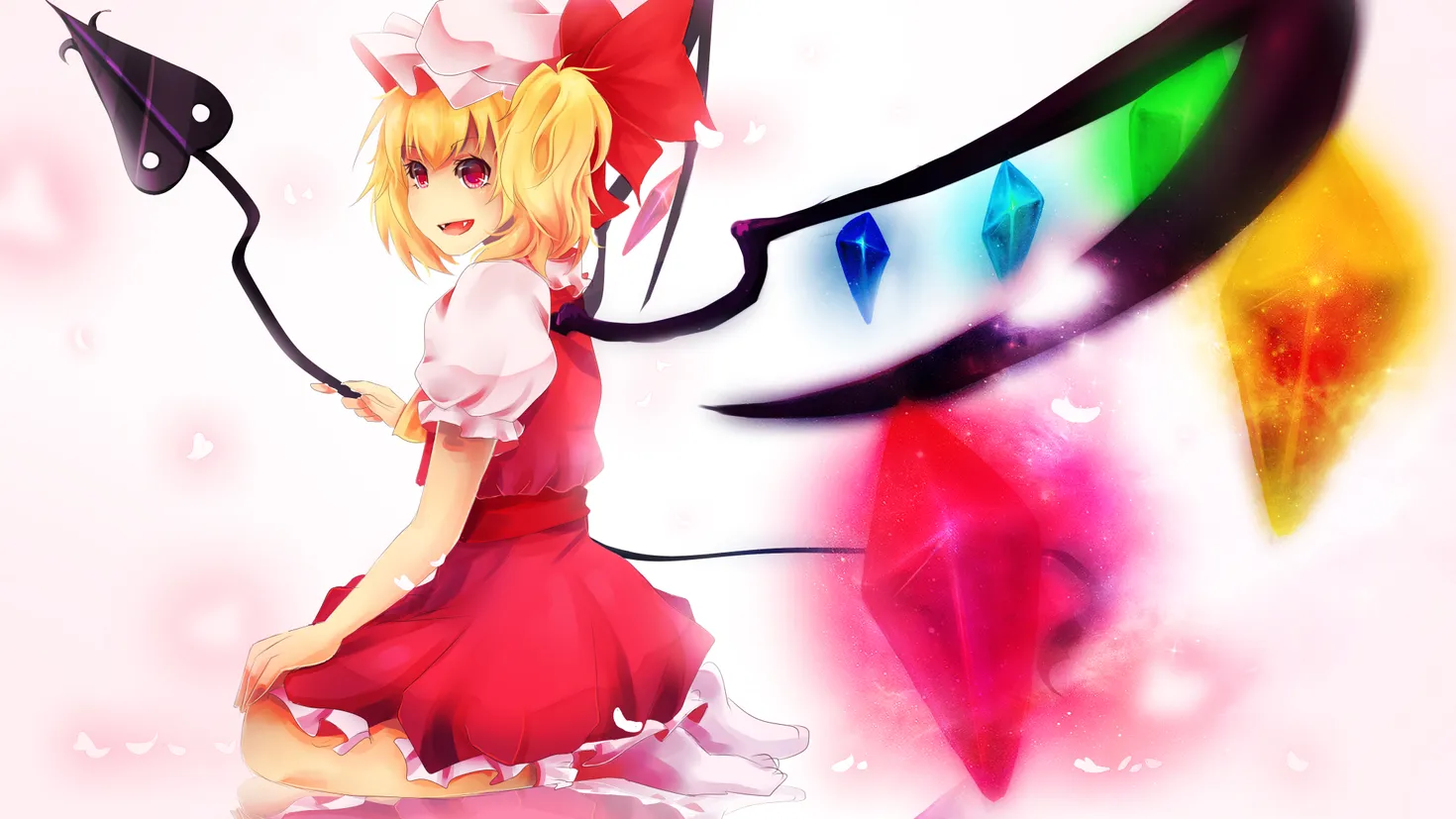 Pc Wallpaper Computer Design Desktop wallpaper: Anime, Touhou, Flandre Scarlet 4K free download for ...