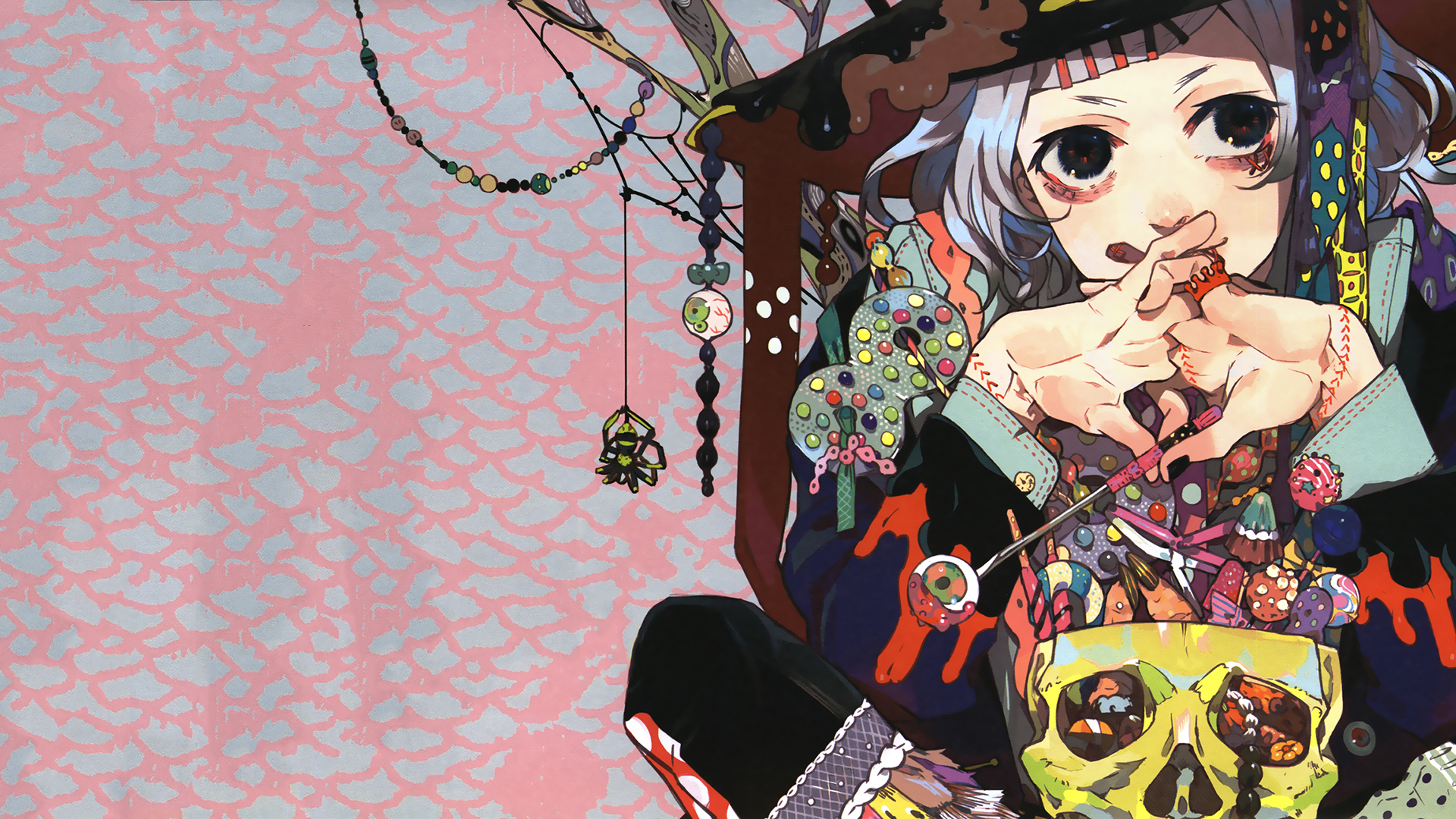 Handy-Wallpaper Animes, Tokyo Ghoul, Juuzou Suzuya kostenlos herunterladen.