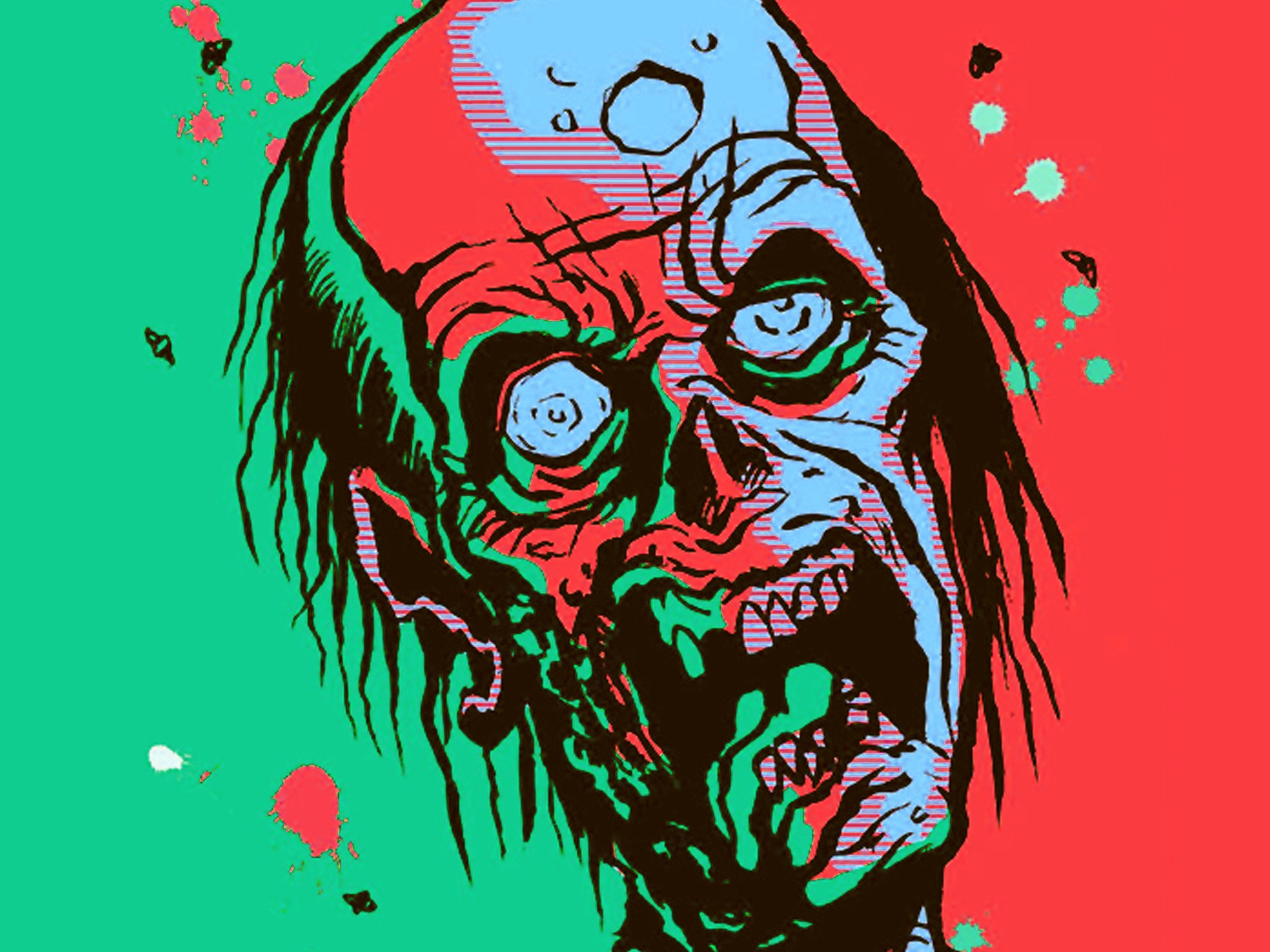 Download mobile wallpaper Dark, Zombie for free.