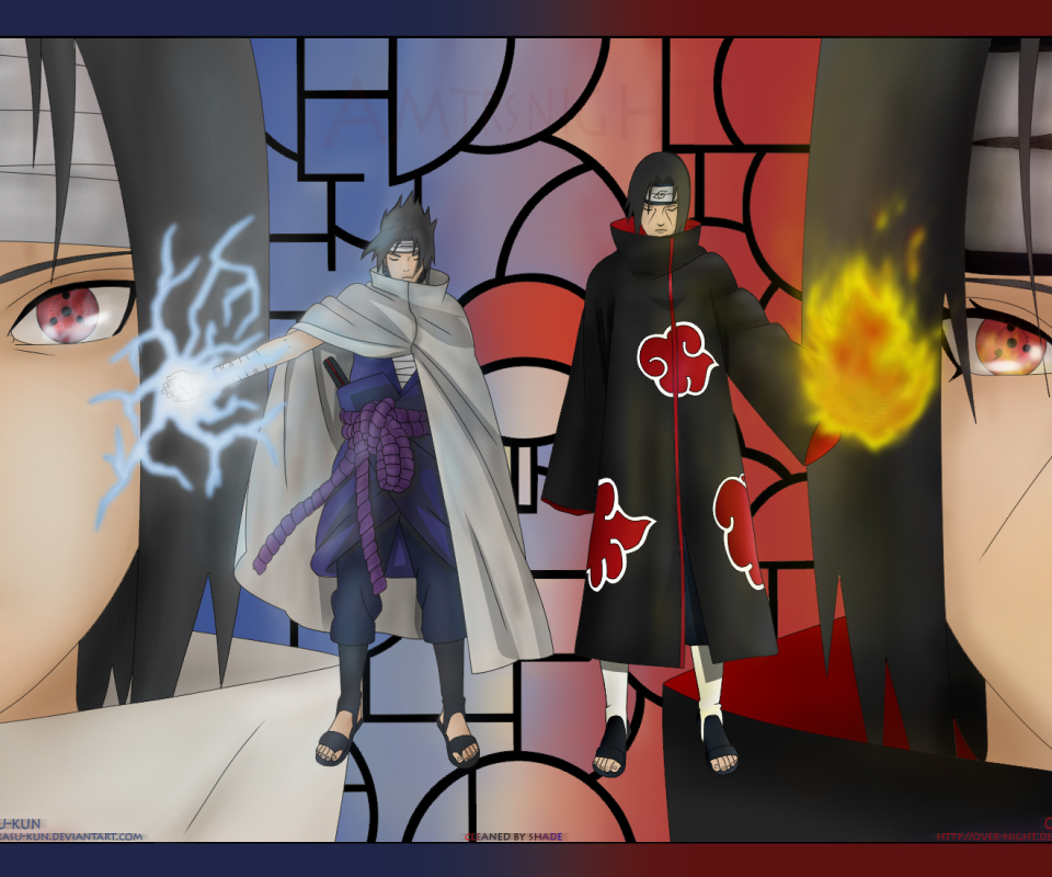 Handy-Wallpaper Naruto, Animes, Sasuke Uchiha, Itachi Uchiha, Sharingan (Naruto) kostenlos herunterladen.