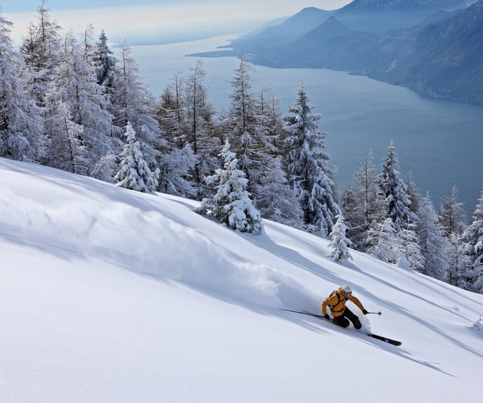 Handy-Wallpaper Sport, Skifahren kostenlos herunterladen.