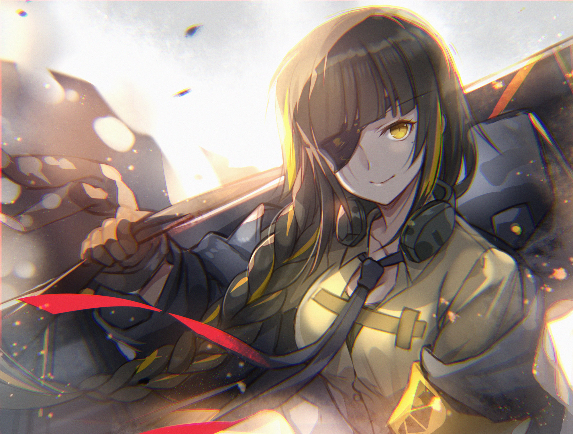 Download mobile wallpaper Video Game, Eye Patch, Girls Frontline, M16A1 (Girls Frontline) for free.