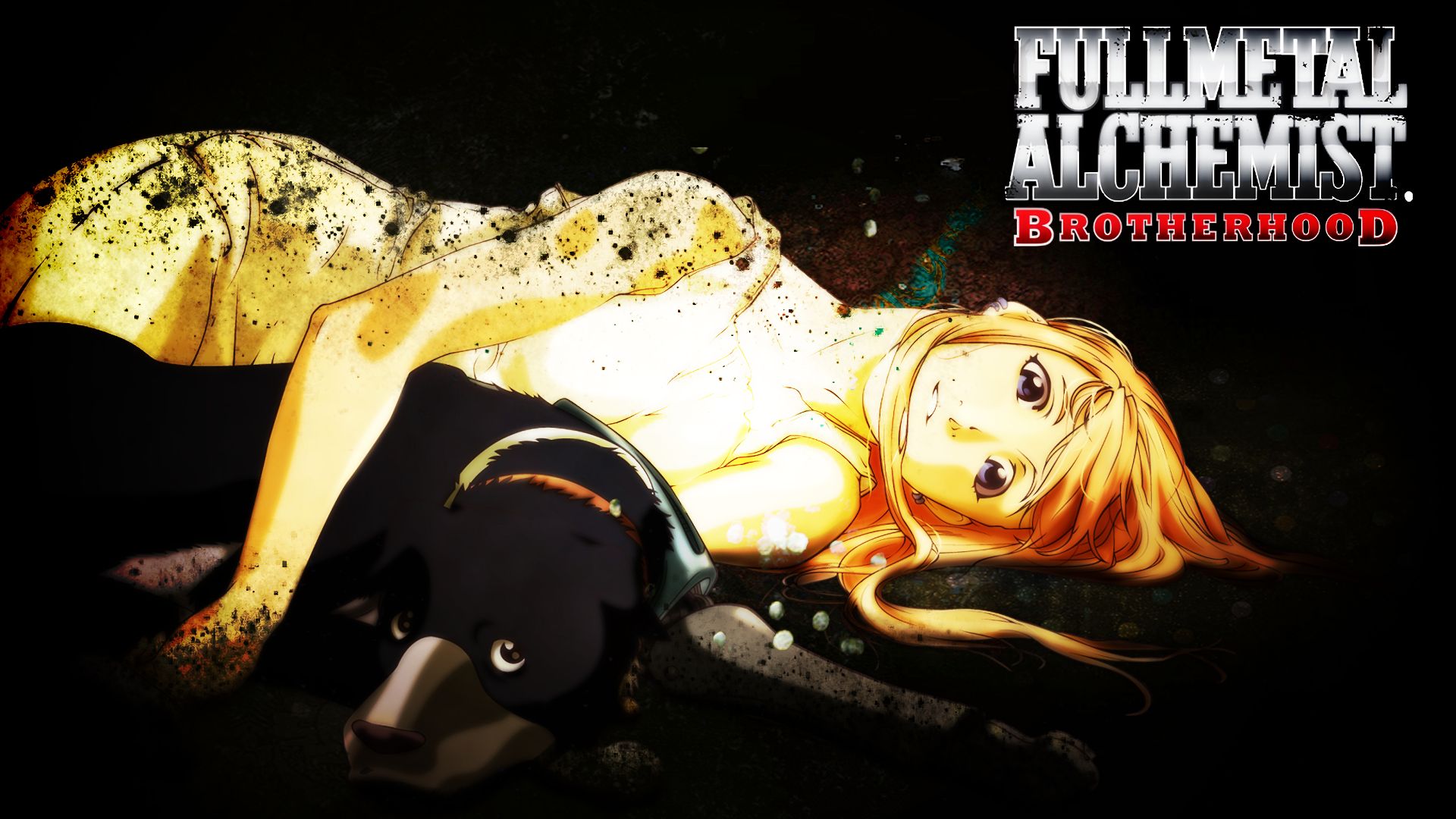 Download mobile wallpaper Anime, Fullmetal Alchemist, Dog, Winry Rockbell for free.