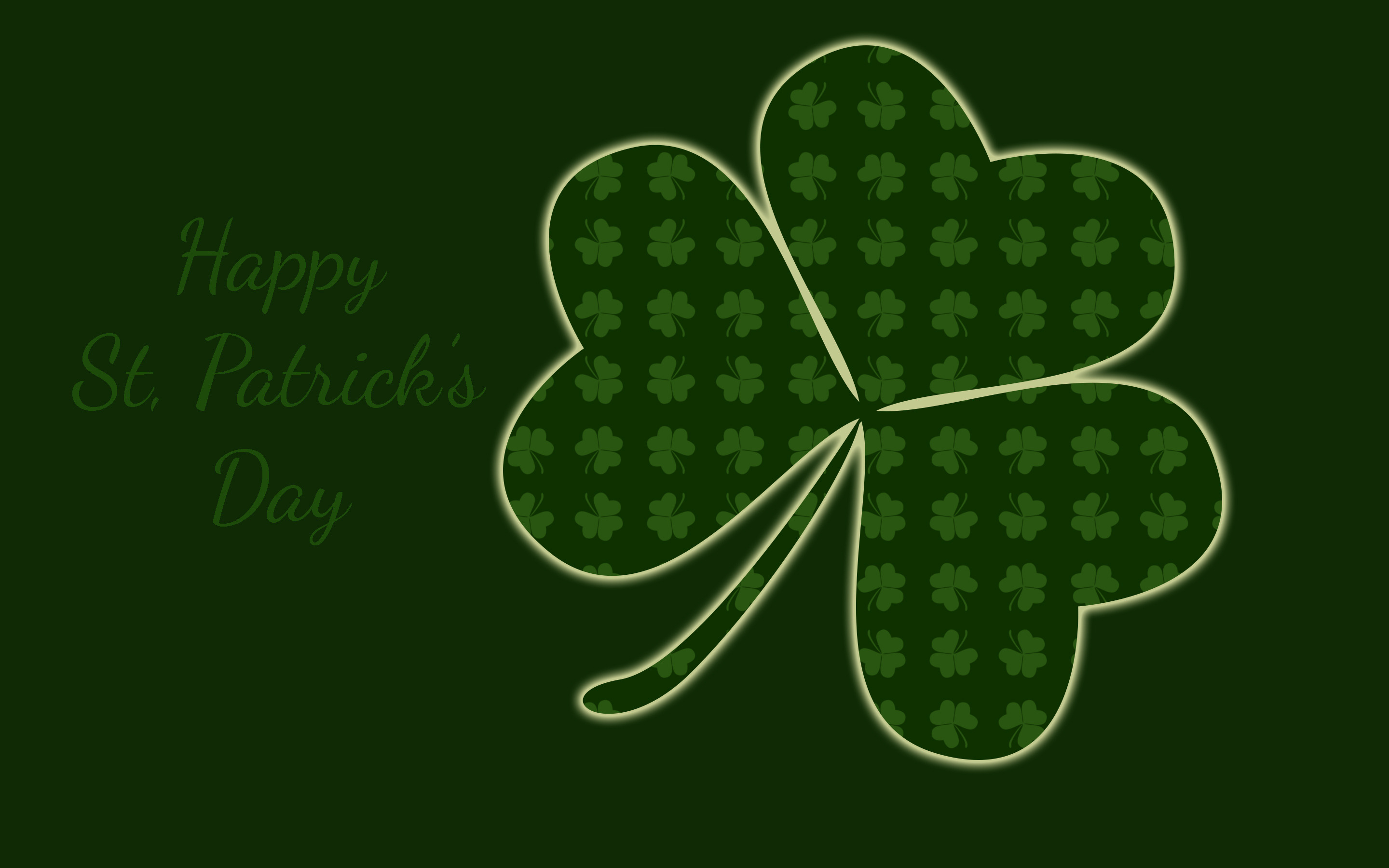 Free download wallpaper Holiday, Clover, St Patrick's Day on your PC desktop